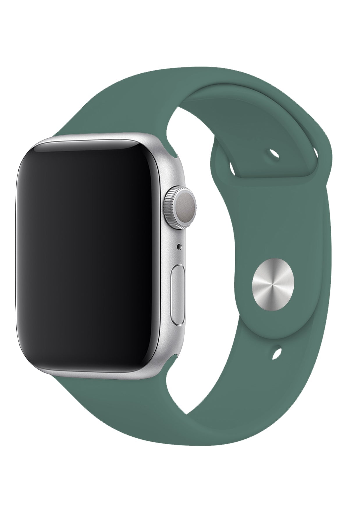 Apple Watch Uyumlu Silikon Spor Kordon Çam Yeşili