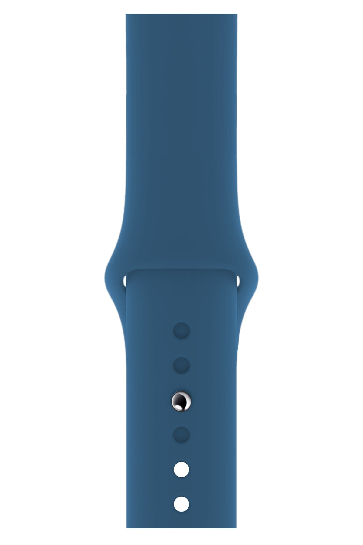 Apple Watch Uyumlu Silikon Spor Kordon Denim Mavi