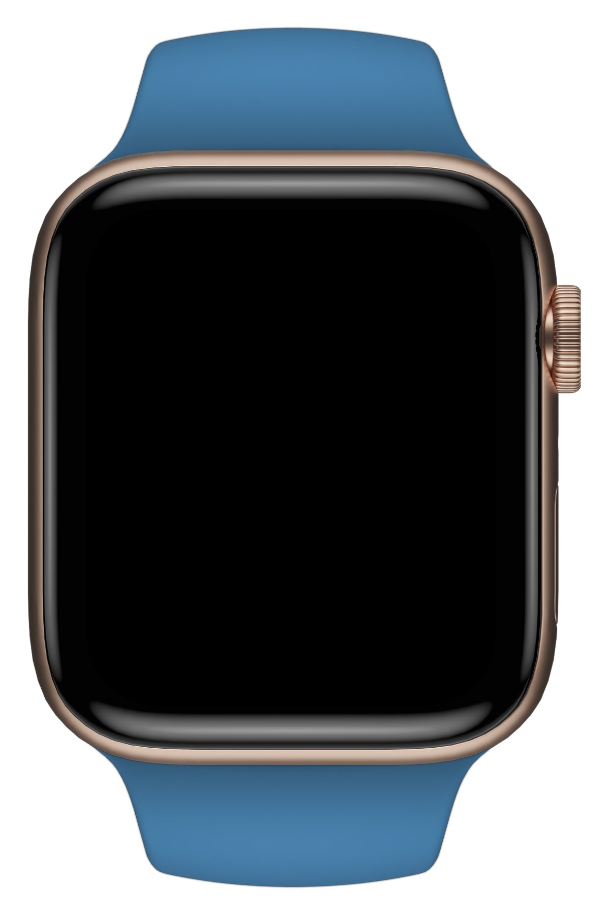 Apple Watch Uyumlu Silikon Spor Kordon Denim Mavi