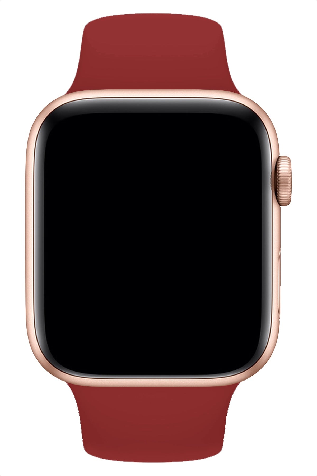 Apple Watch Uyumlu Silikon Spor Kordon Falu Kırmızı