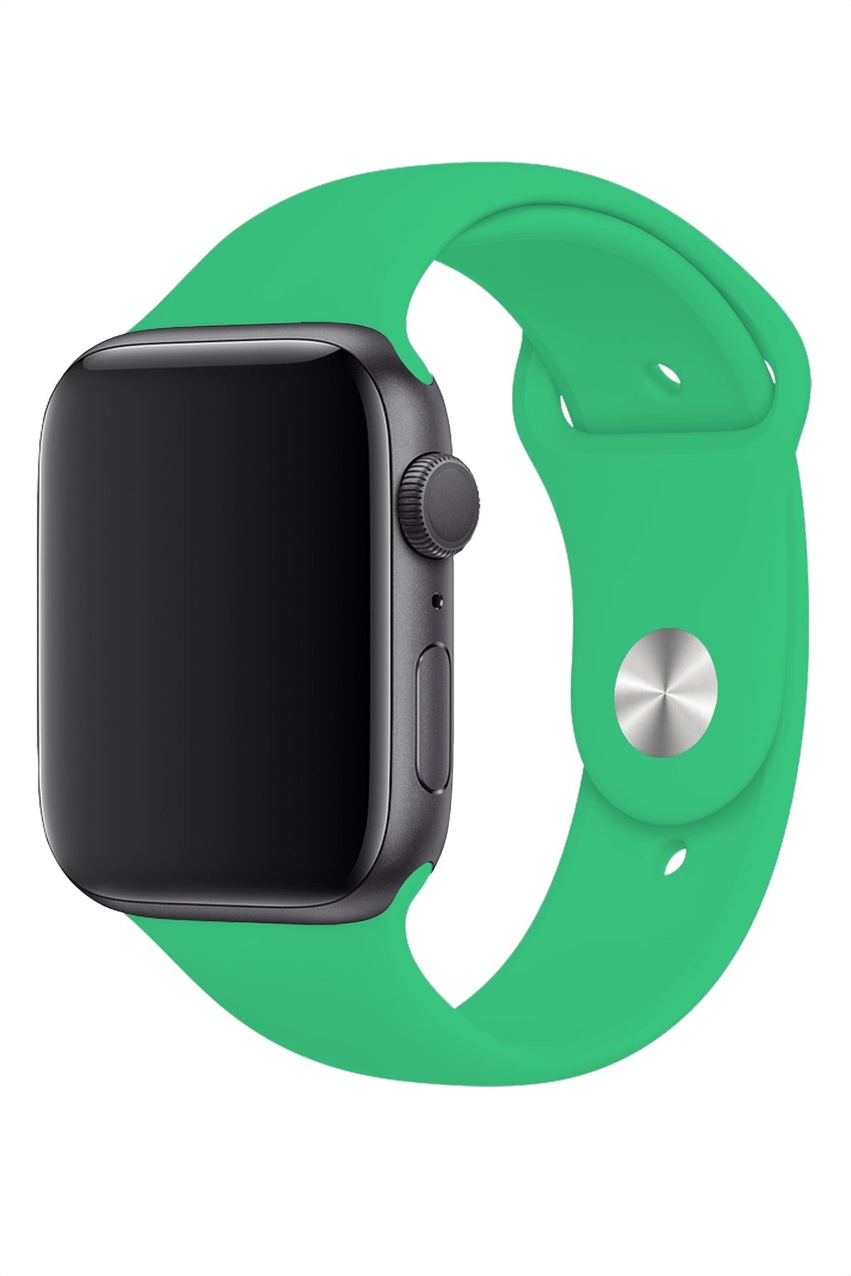 Apple Watch Uyumlu Silikon Spor Kordon Ihlamur Yeşil
