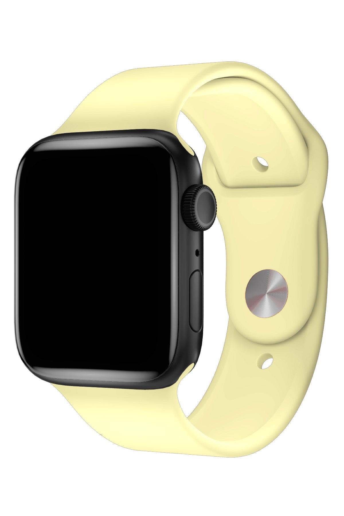 Apple Watch Uyumlu Silikon Spor Kordon Kozmik Sarı
