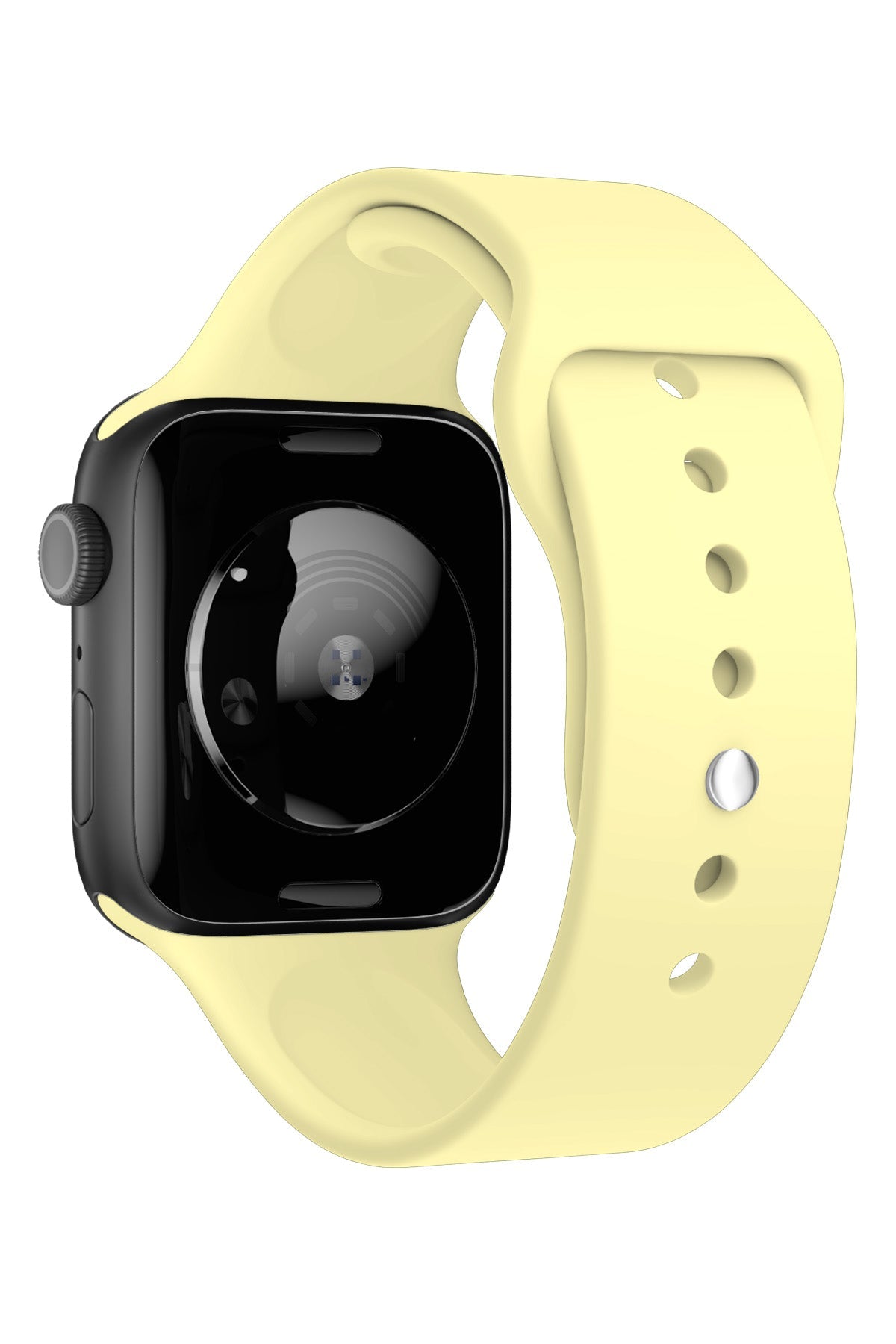 Apple Watch Uyumlu Silikon Spor Kordon Kozmik Sarı