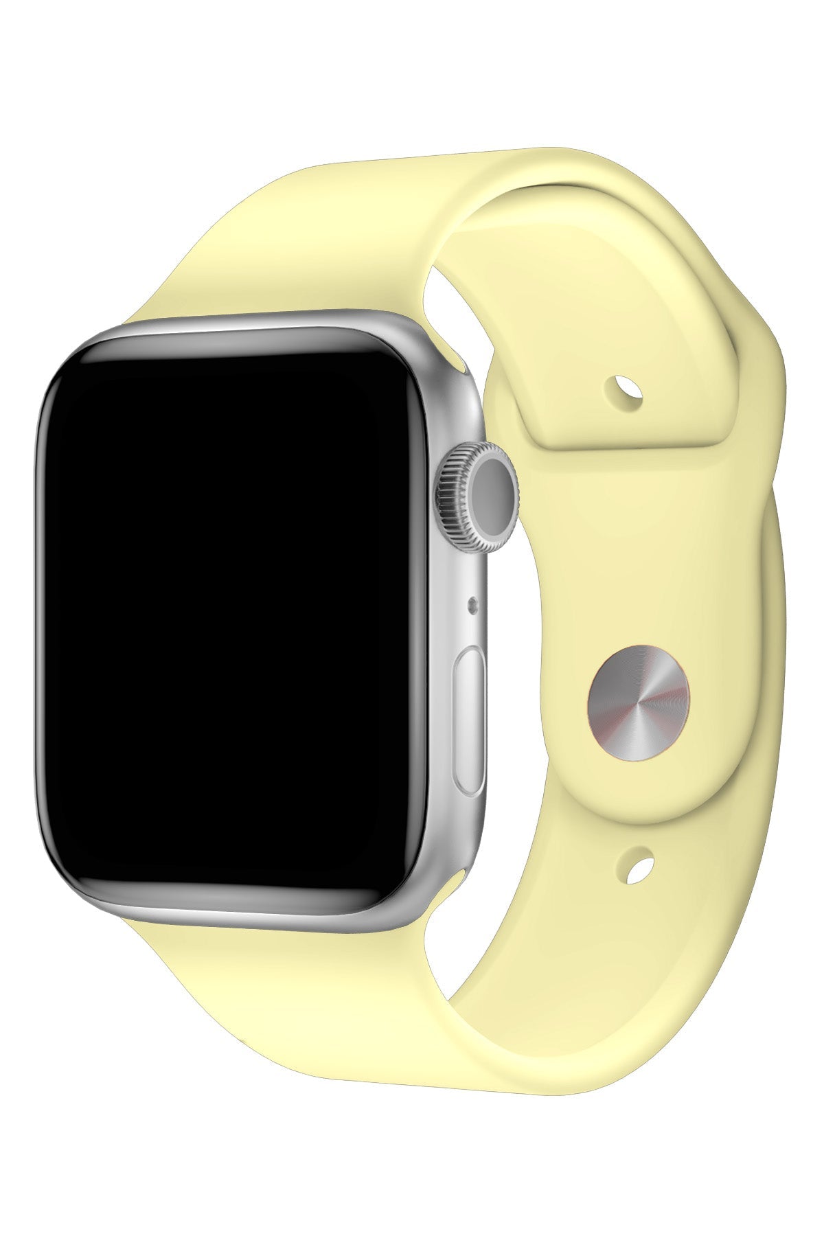Apple Watch Uyumlu Silikon Spor Kordon Kozmik Sarı