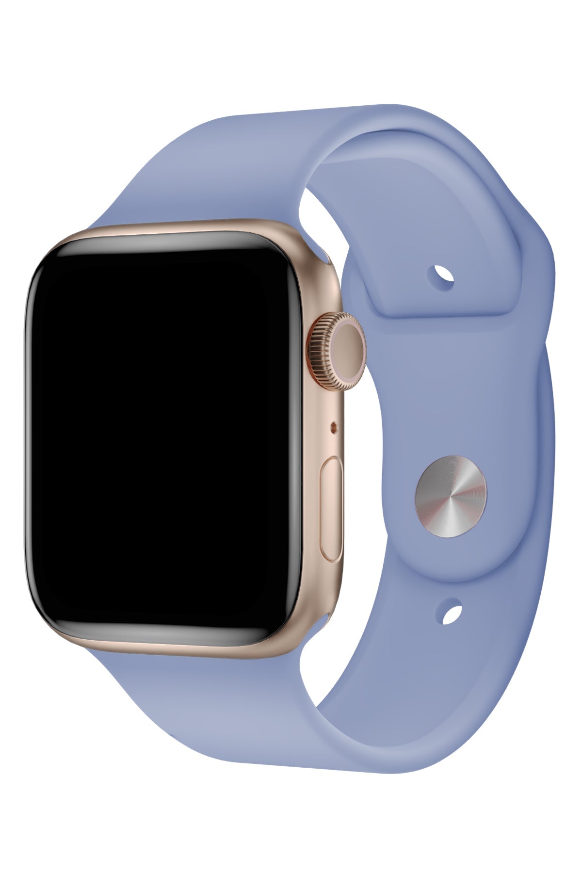 Apple Watch Uyumlu Silikon Spor Kordon Kristal Mavi