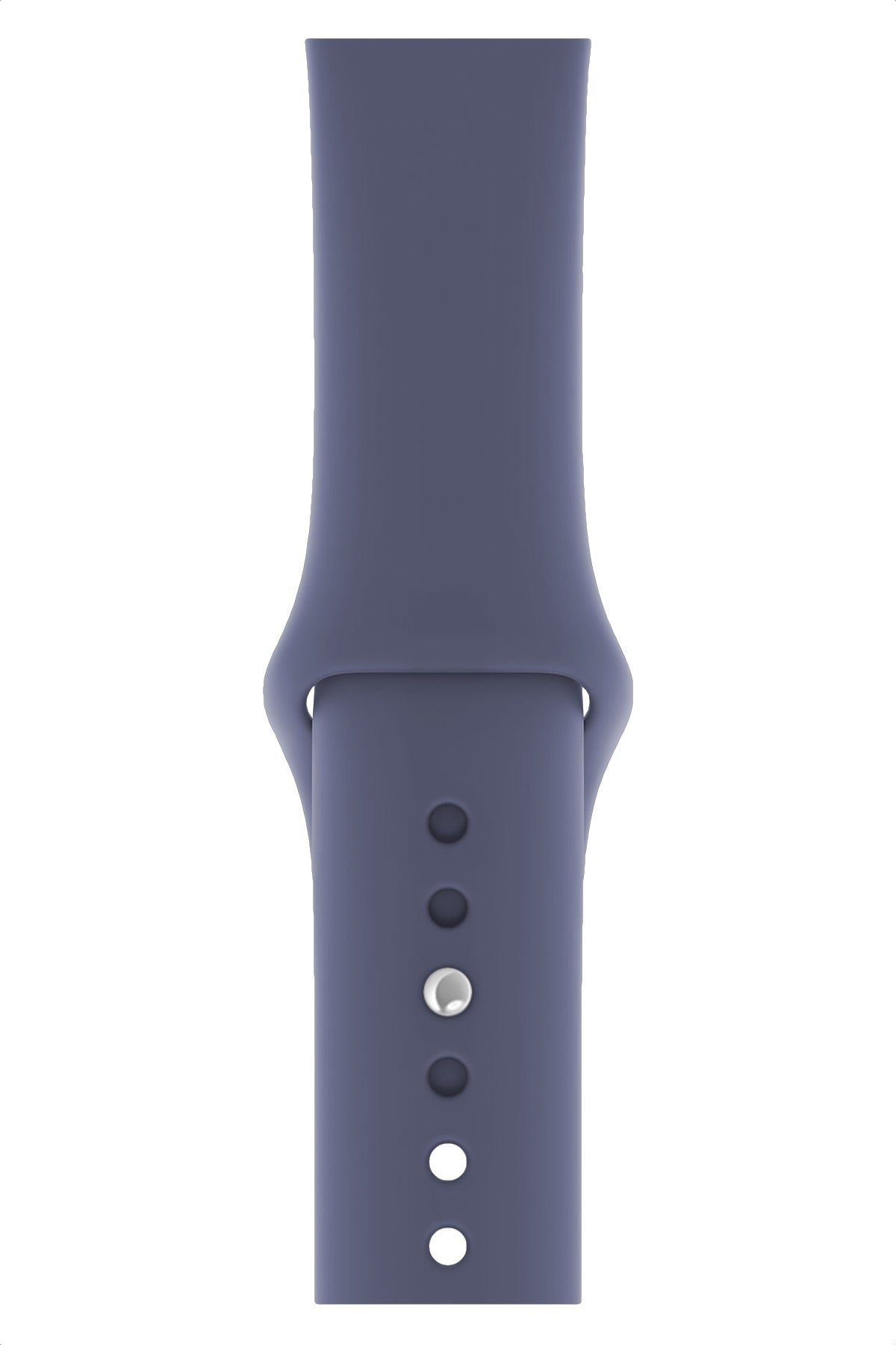 Apple Watch Uyumlu Silikon Spor Kordon Lavanta Gri