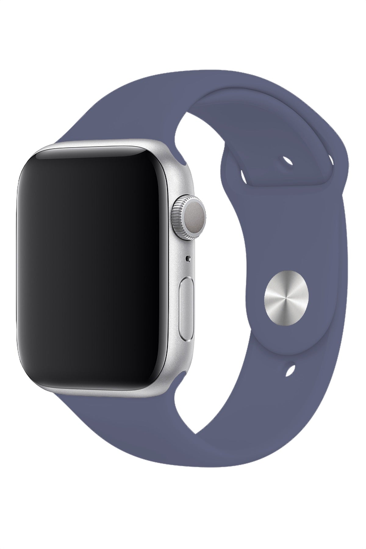Apple Watch Uyumlu Silikon Spor Kordon Lavanta Gri