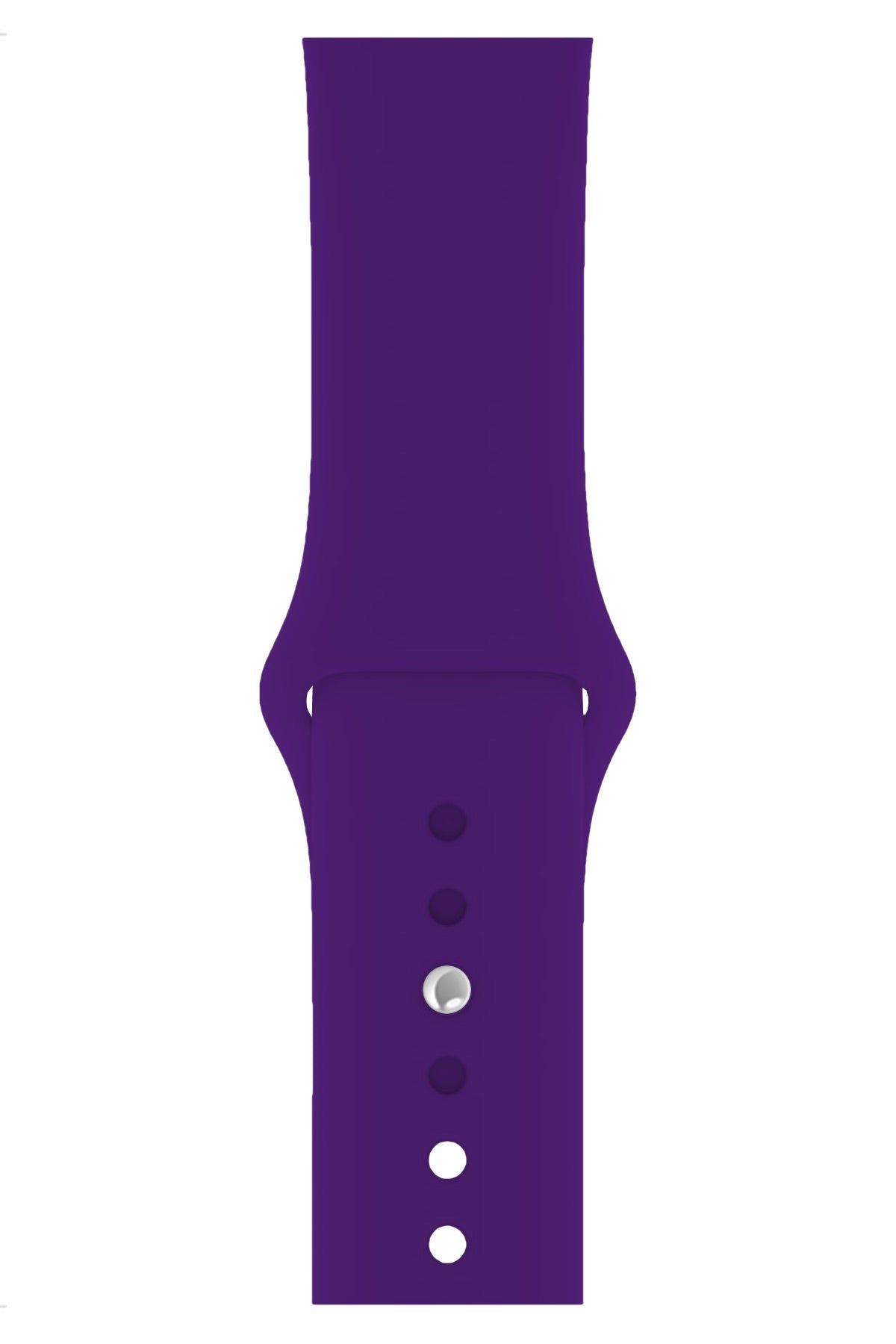 Apple Watch Uyumlu Silikon Spor Kordon Mor
