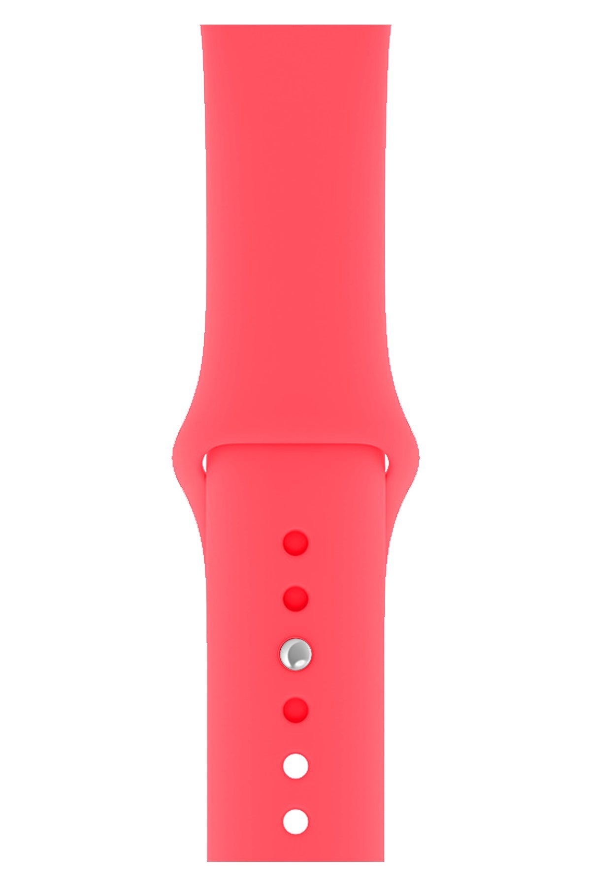Apple Watch Uyumlu Silikon Spor Kordon Nar Çiçeği