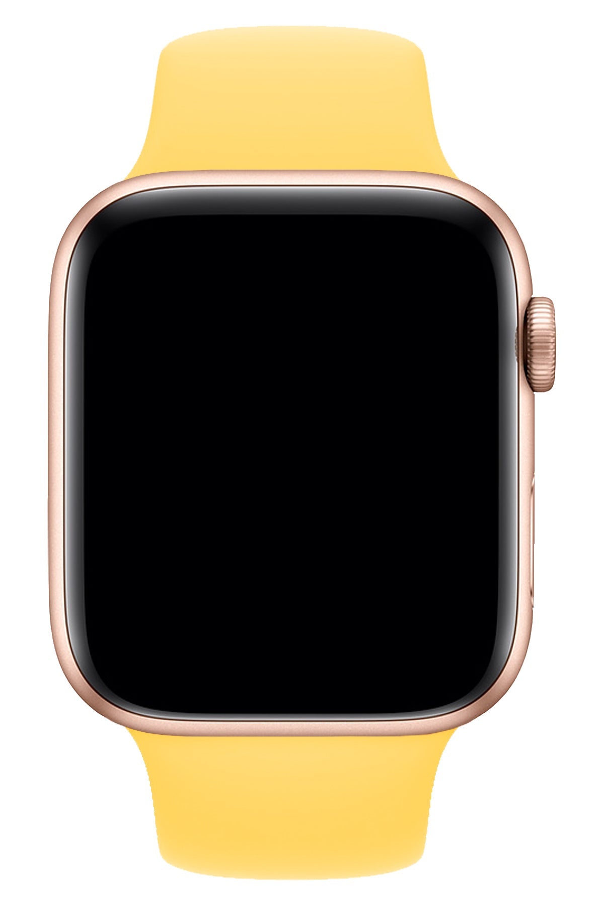 Apple Watch Uyumlu Silikon Spor Kordon Pastel Sarı