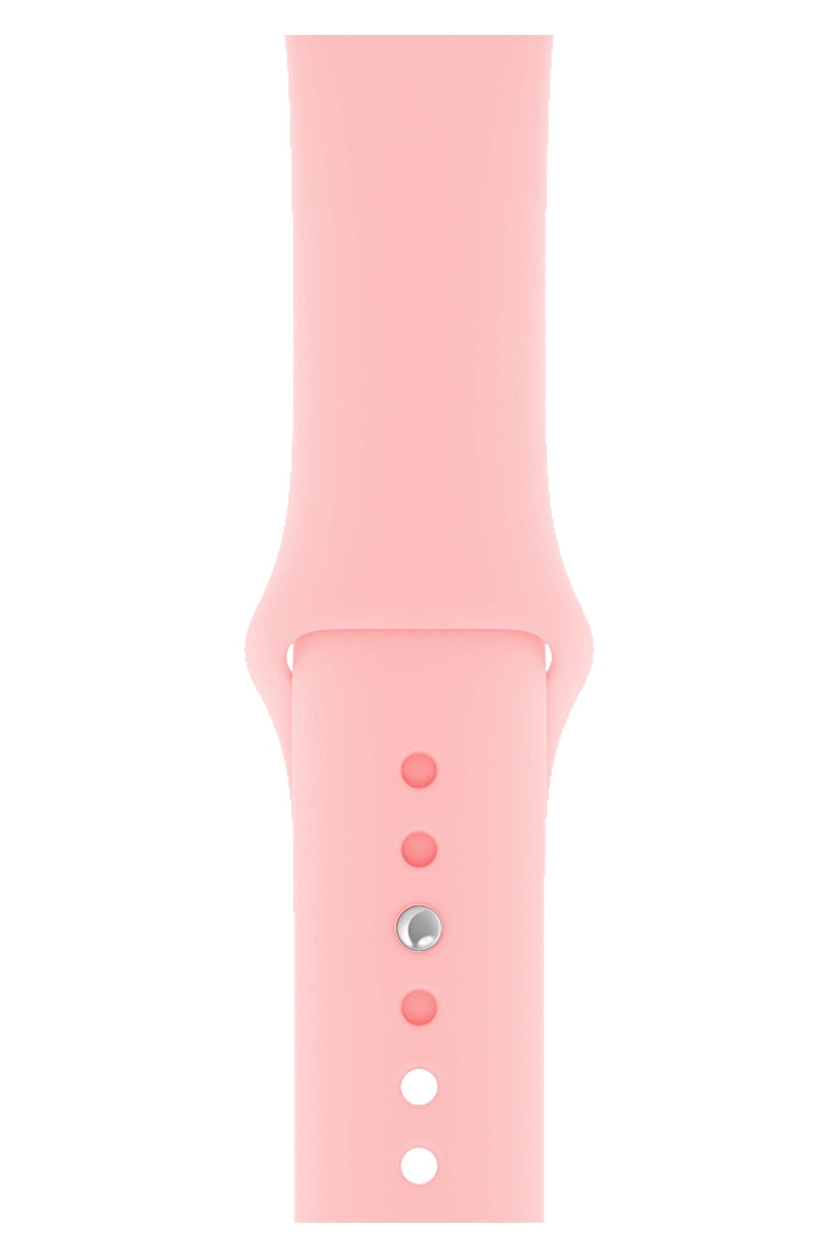 Apple Watch Uyumlu Silikon Spor Kordon Pudra Pembe