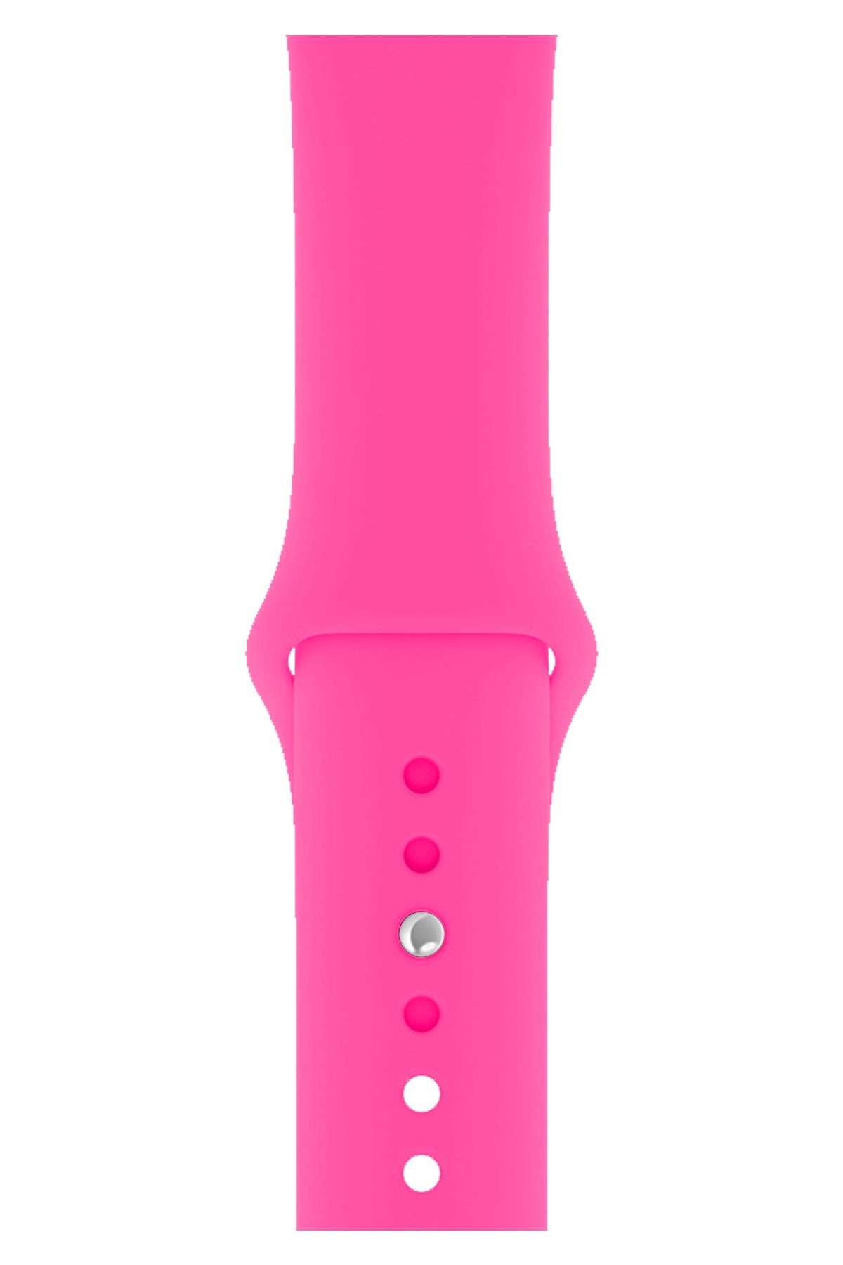 Apple Watch Uyumlu Silikon Spor Kordon Şeker Pembe