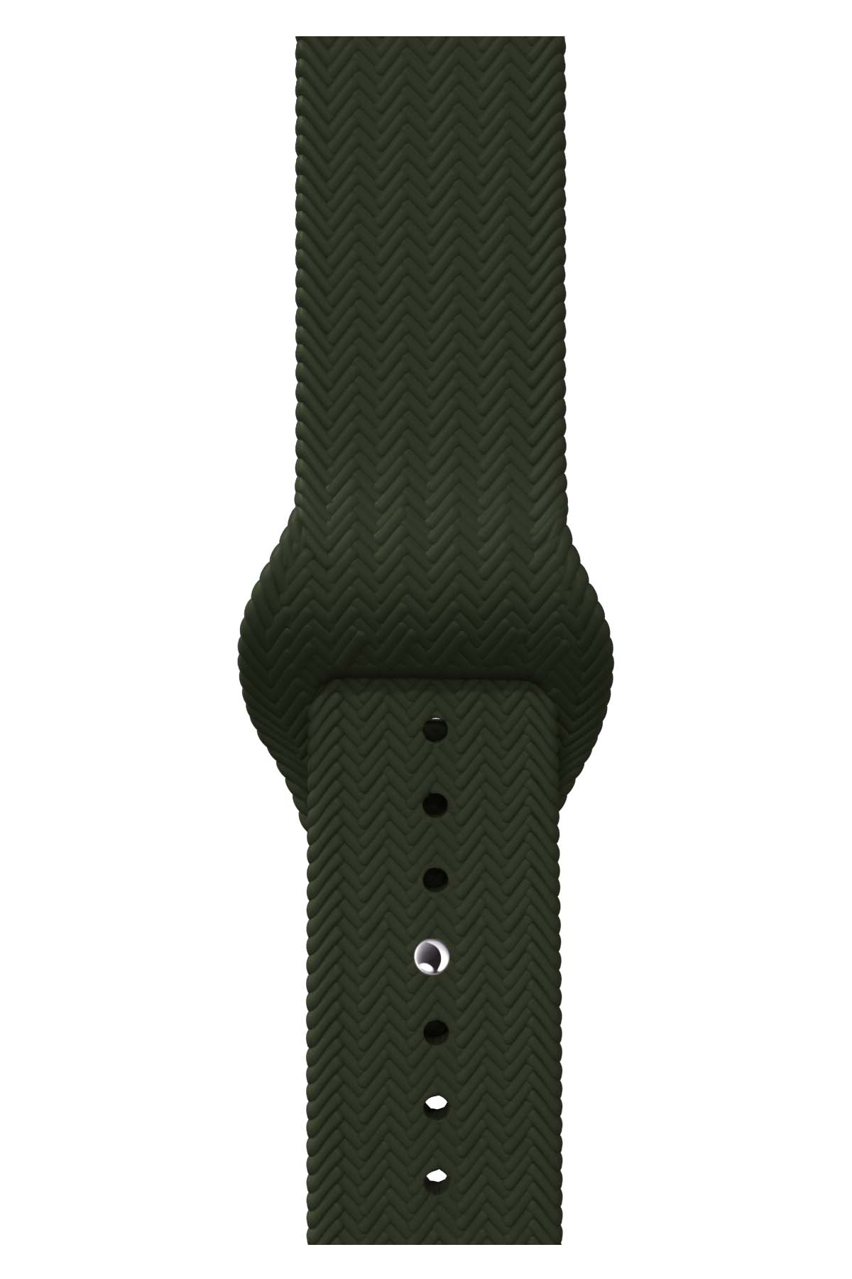 Apple Watch Uyumlu Silikon Wicker Loop Kordon Captain