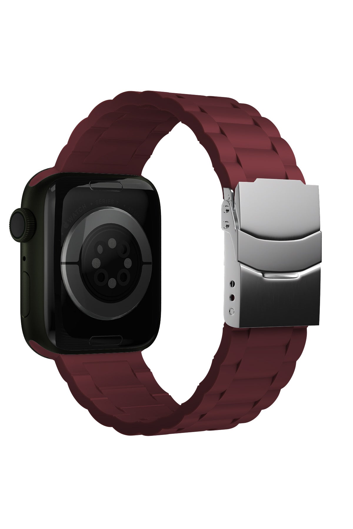 Apple Watch Uyumlu Soft Buckle Silikon Kordon Cordovan