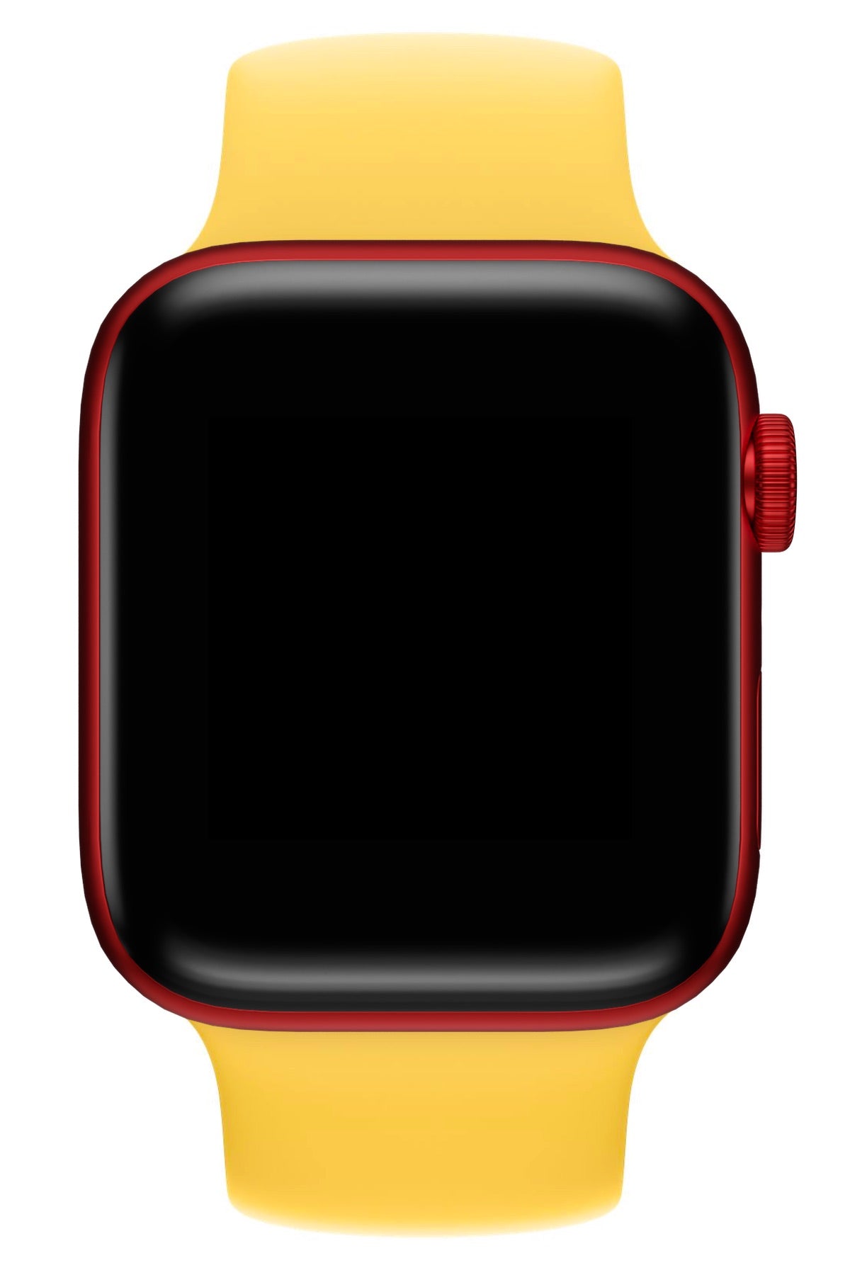 Apple Watch Uyumlu Solo Loop Silikon Kordon Altuni Sarı