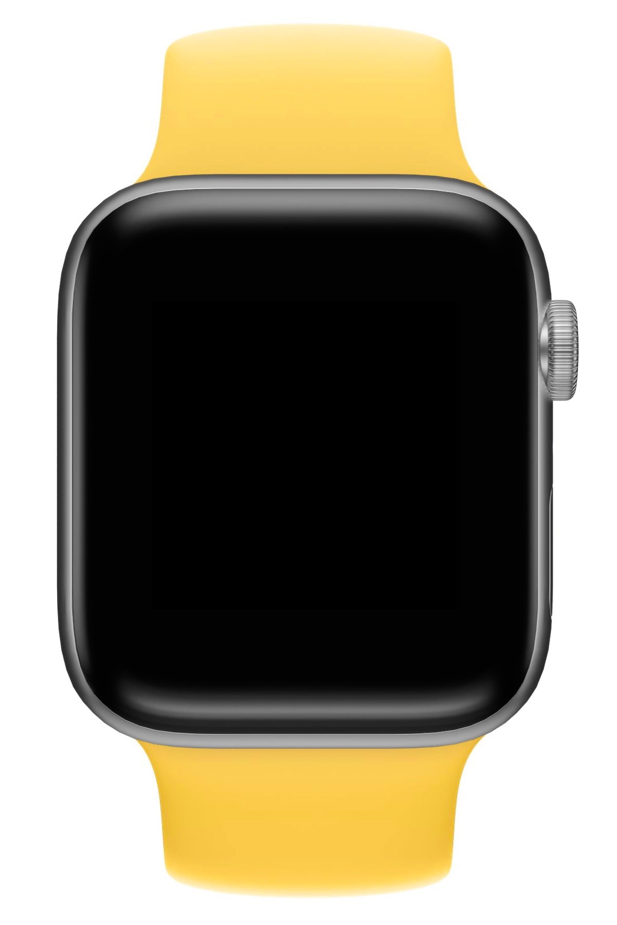 Apple Watch Uyumlu Solo Loop Silikon Kordon Altuni Sarı