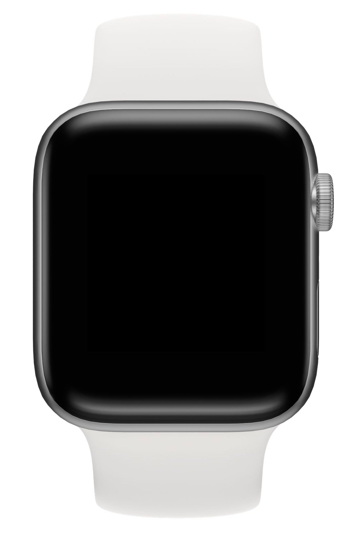 Apple Watch Uyumlu Solo Loop Silikon Kordon Beyaz