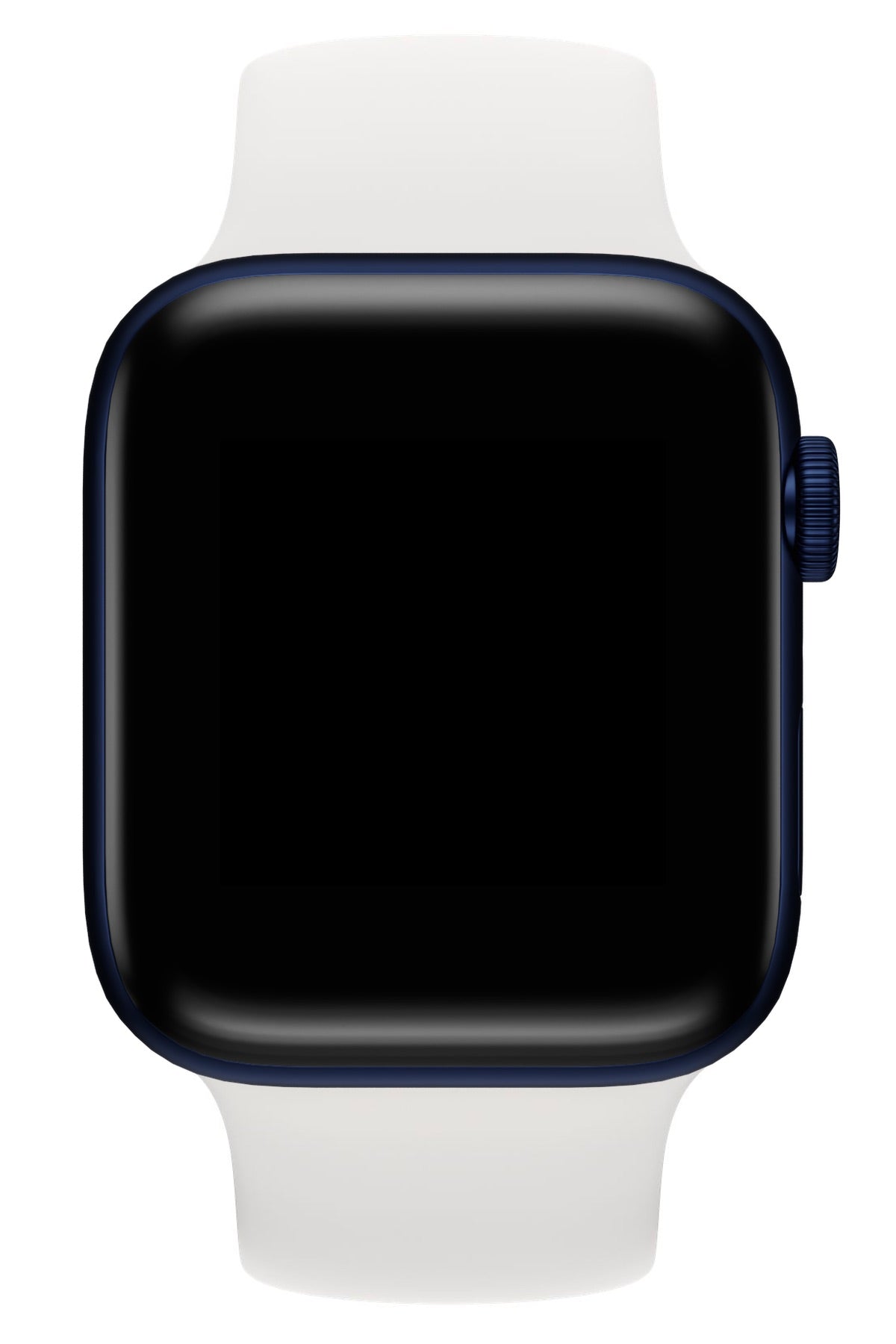 Apple Watch Uyumlu Solo Loop Silikon Kordon Beyaz