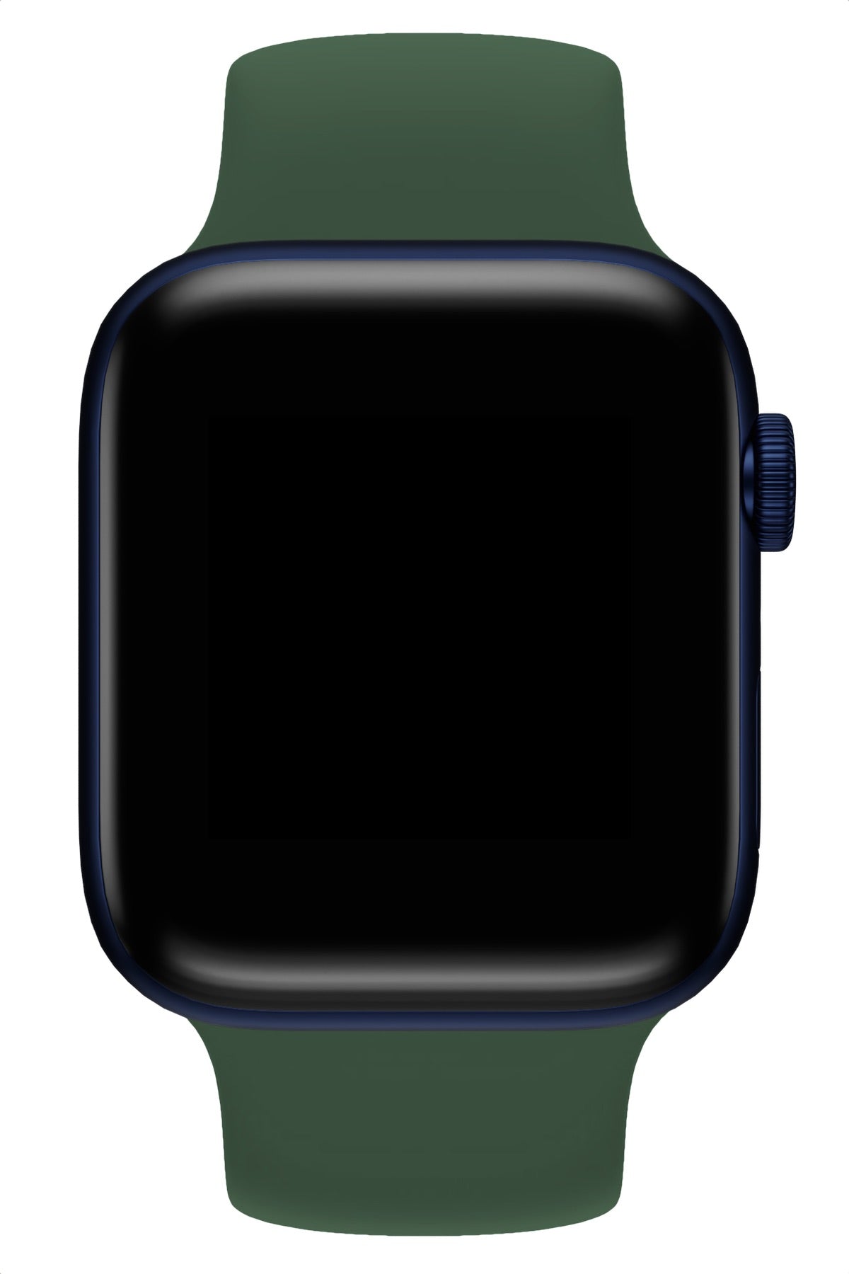 Apple Watch Uyumlu Solo Loop Silikon Kordon Deniz Yeşili