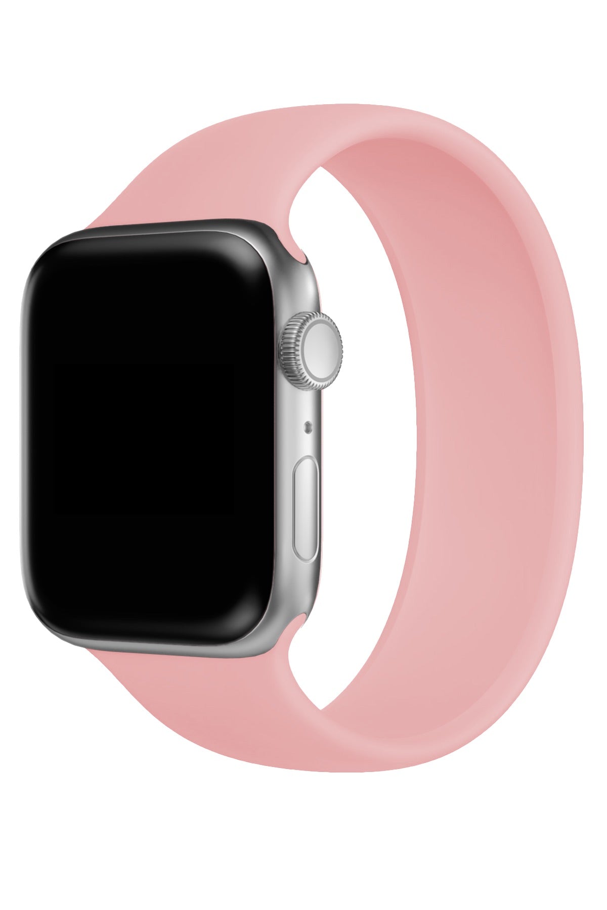 Apple Watch Uyumlu Solo Loop Silikon Kordon Lavanta Pembe
