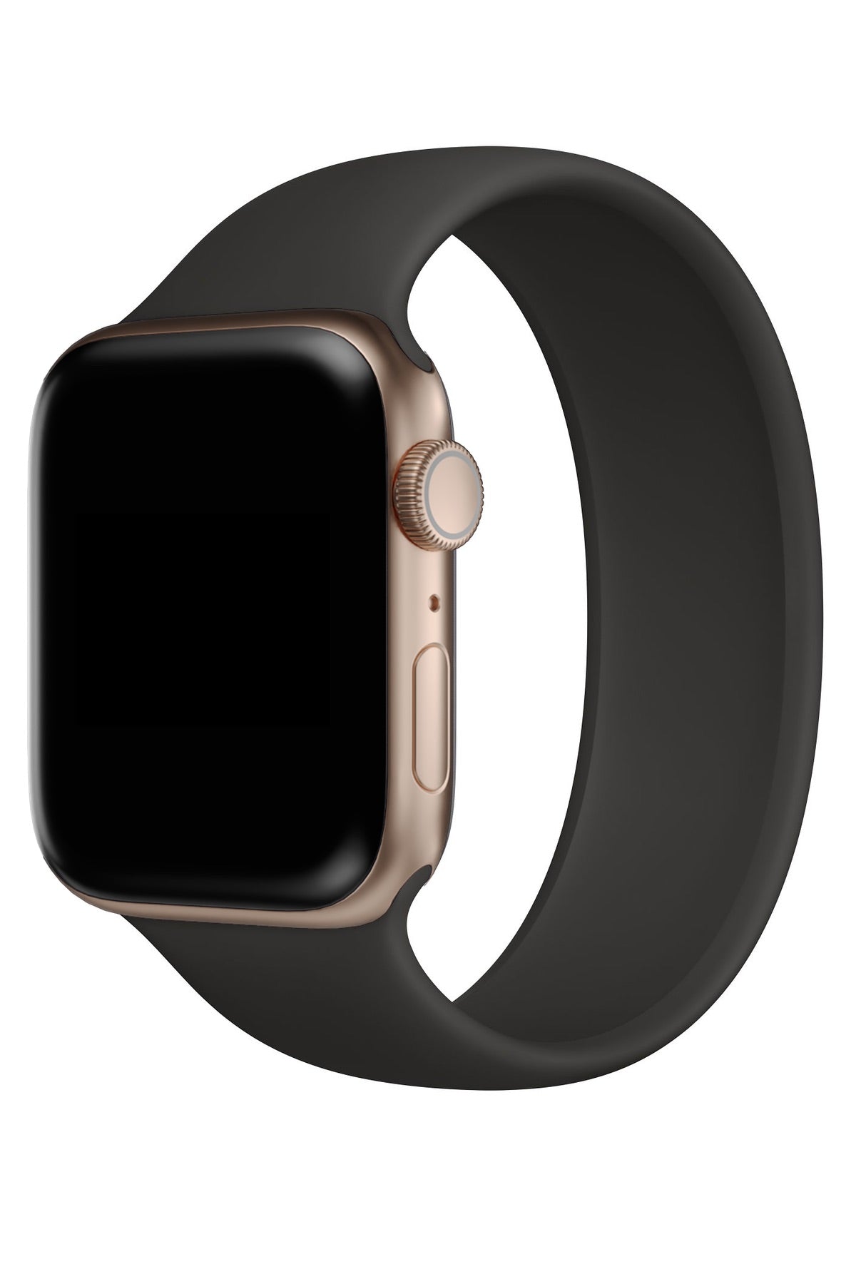Apple Watch Uyumlu Solo Loop Silikon Kordon Siyah