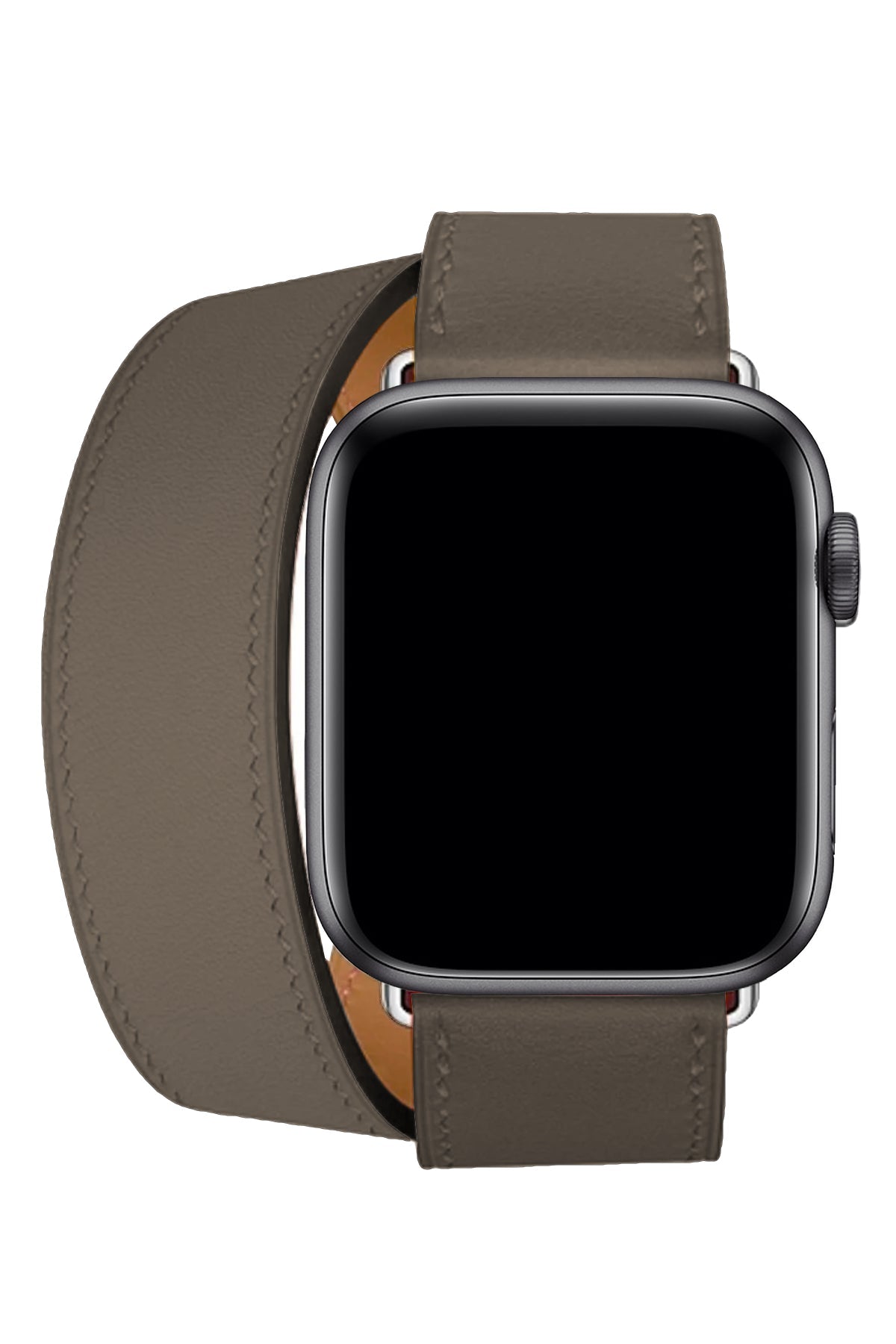 Apple Watch Uyumlu Spiralis Deri Kordon Vizon