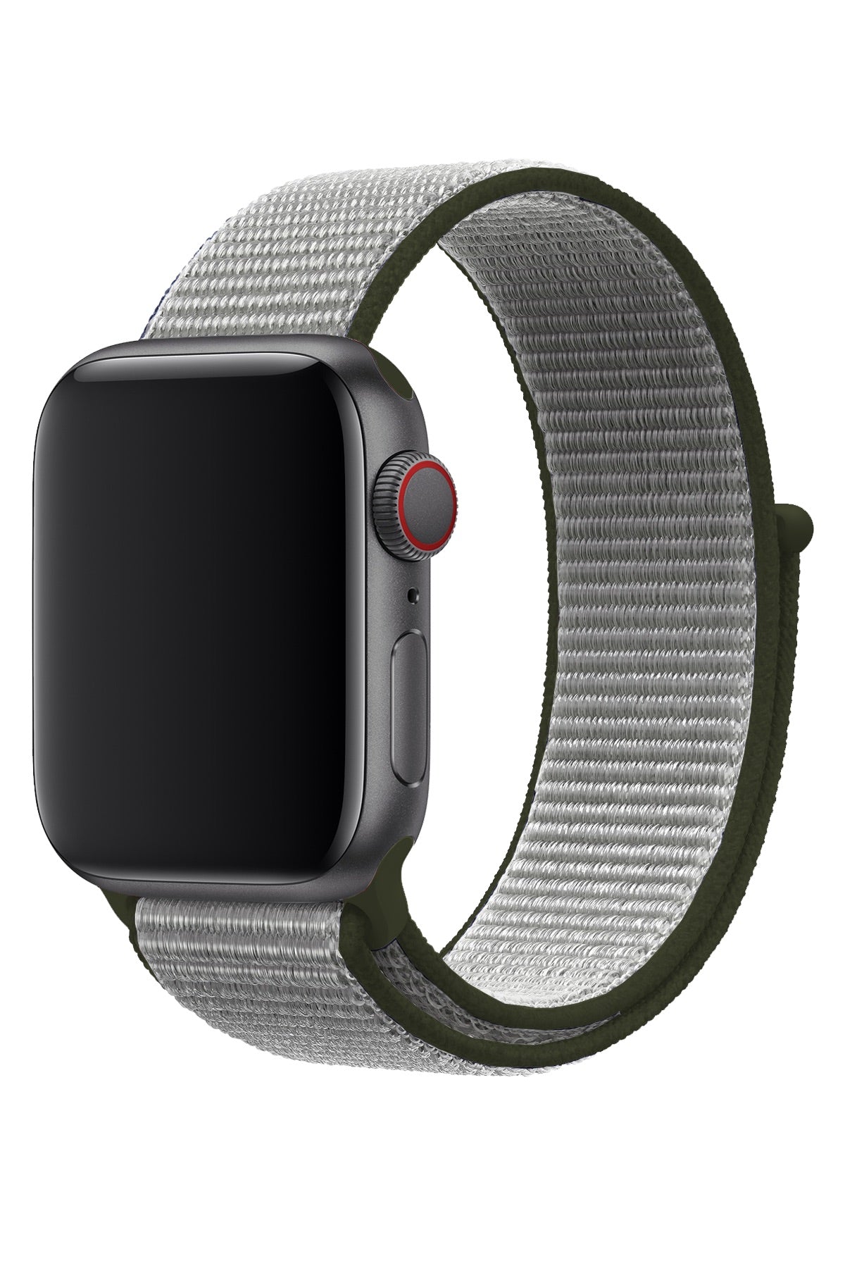 Apple Watch Uyumlu Spor Loop Kordon Gri Haki