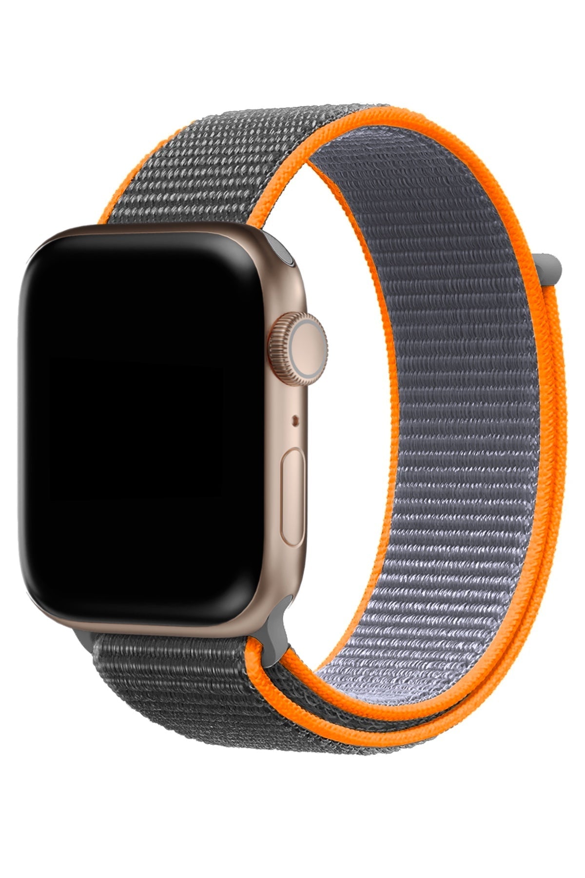 Apple Watch Uyumlu Spor Loop Kordon Kaya Turuncu