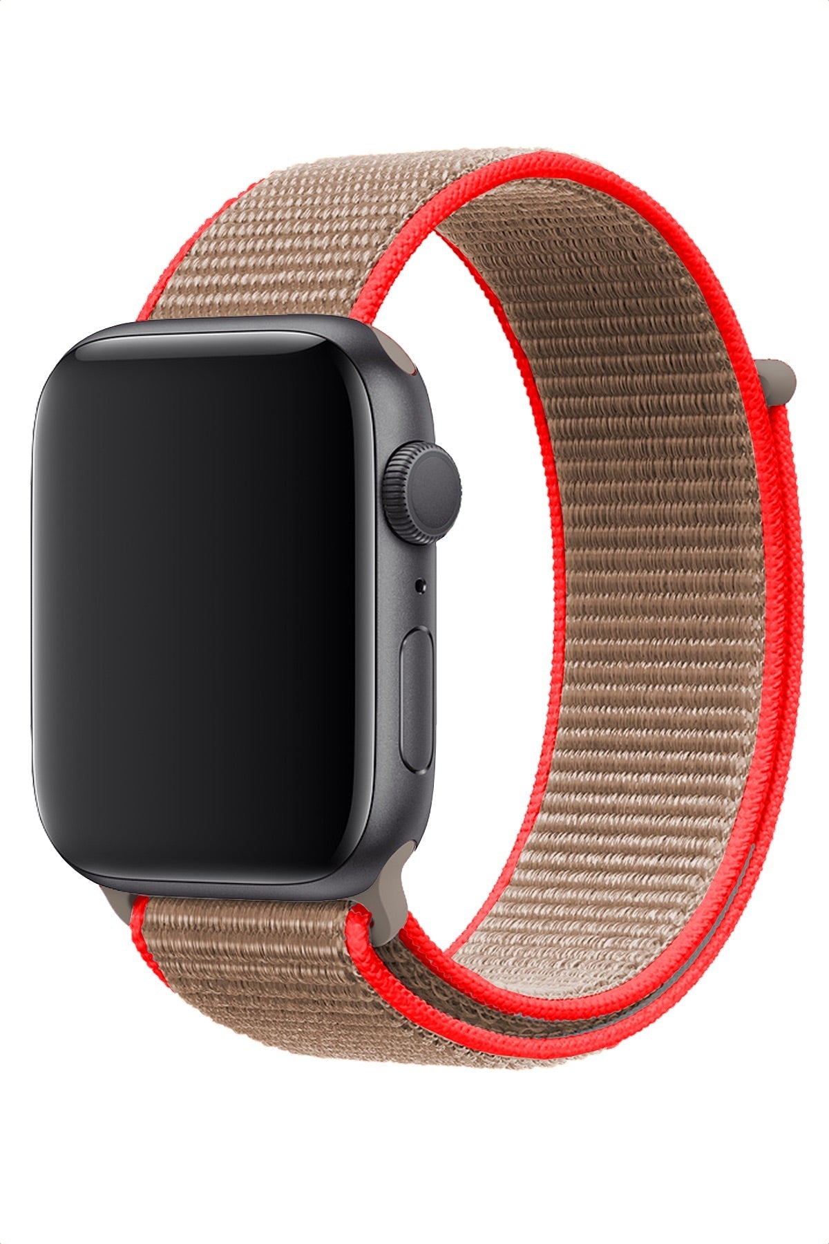 Apple Watch Uyumlu Spor Loop Kordon Neon Kahve