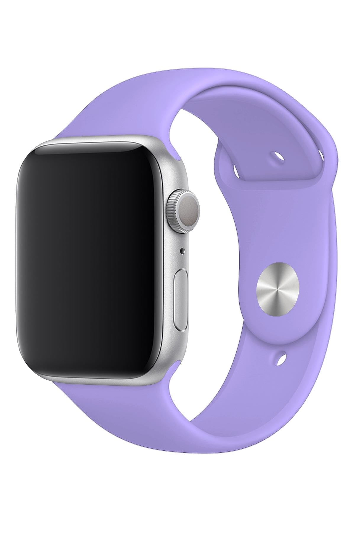 Apple Watch Uyumlu Silikon Spor Kordon Mauve