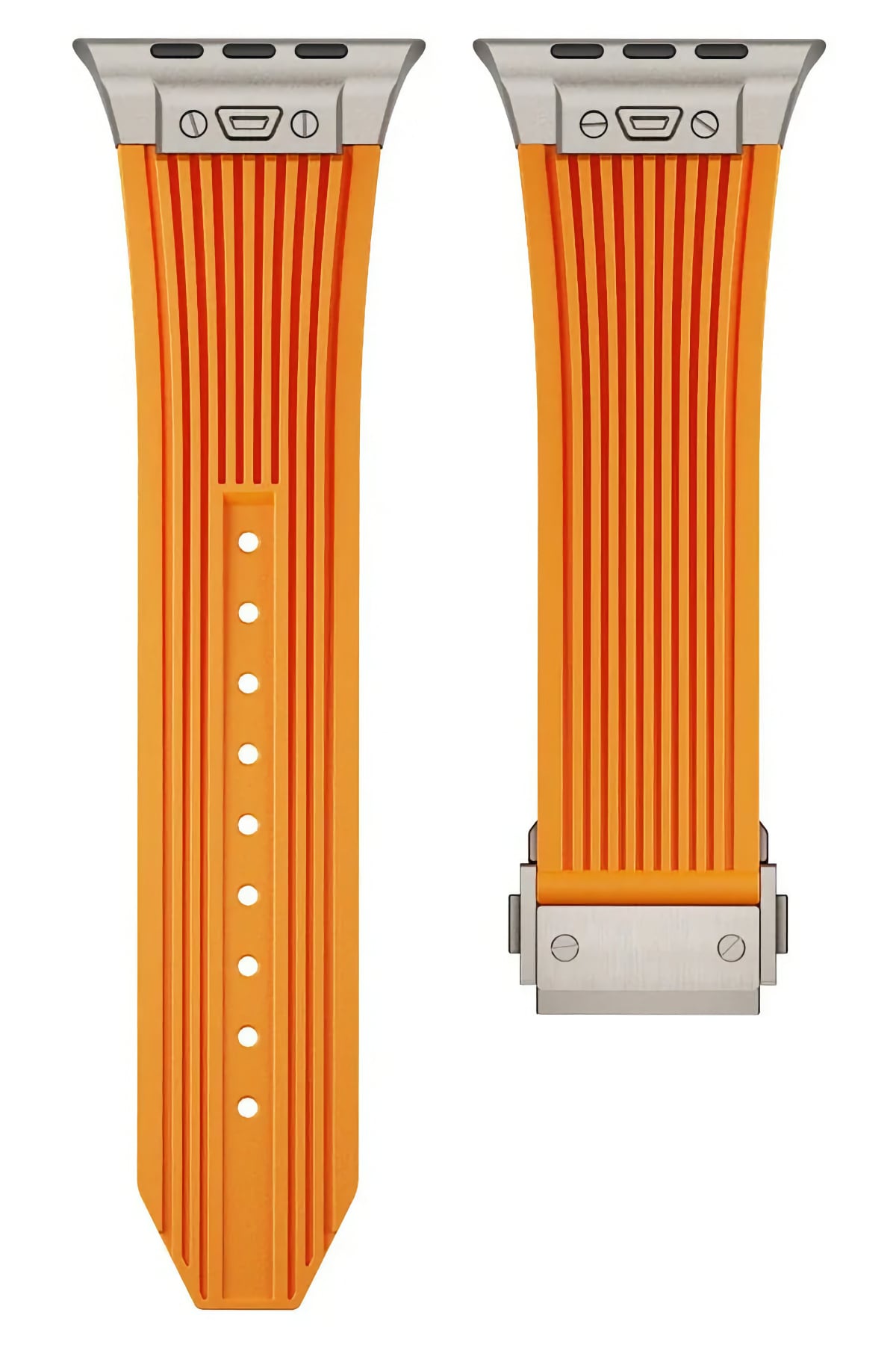 Apple Watch Uyumlu Streamlined Silikon Kordon Burnt