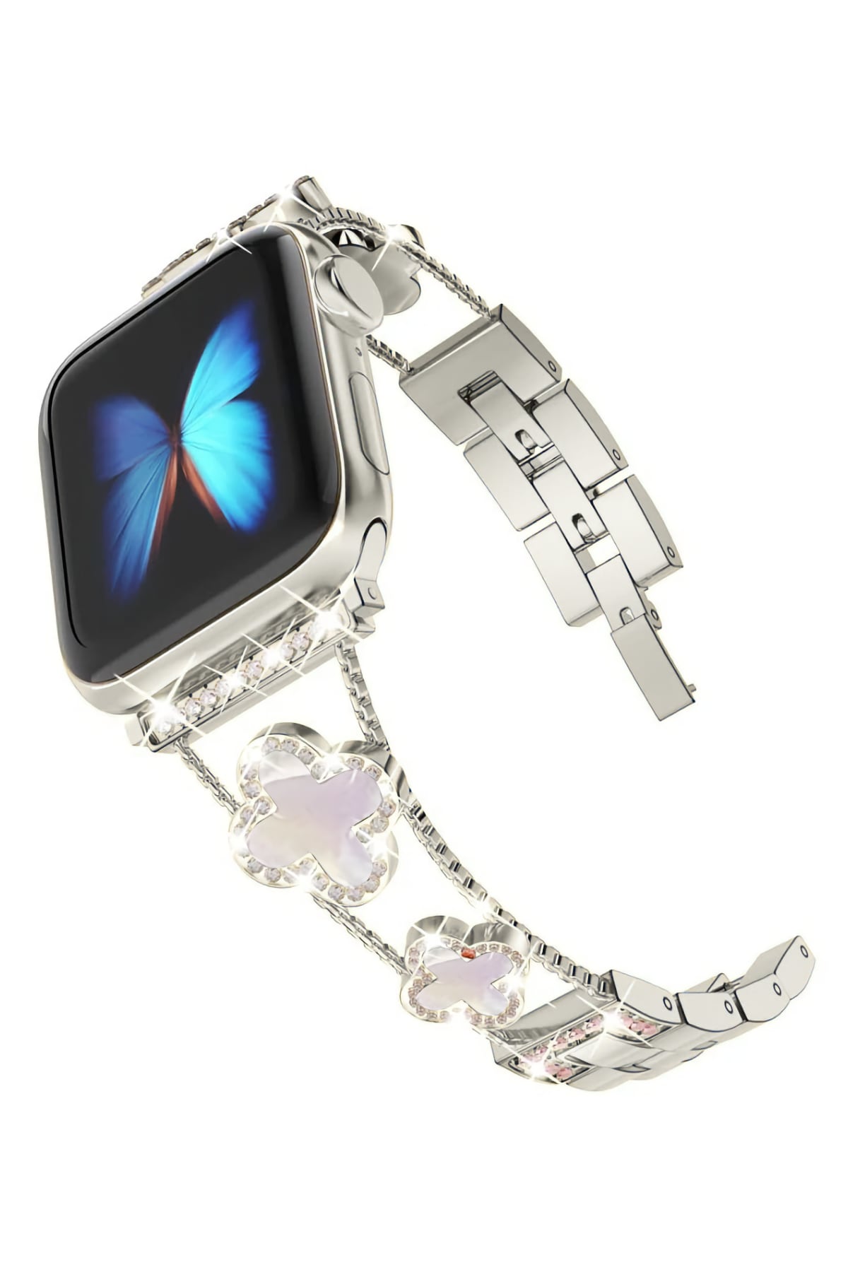 Apple Watch Uyumlu Clovella Metal Kordon Aurina