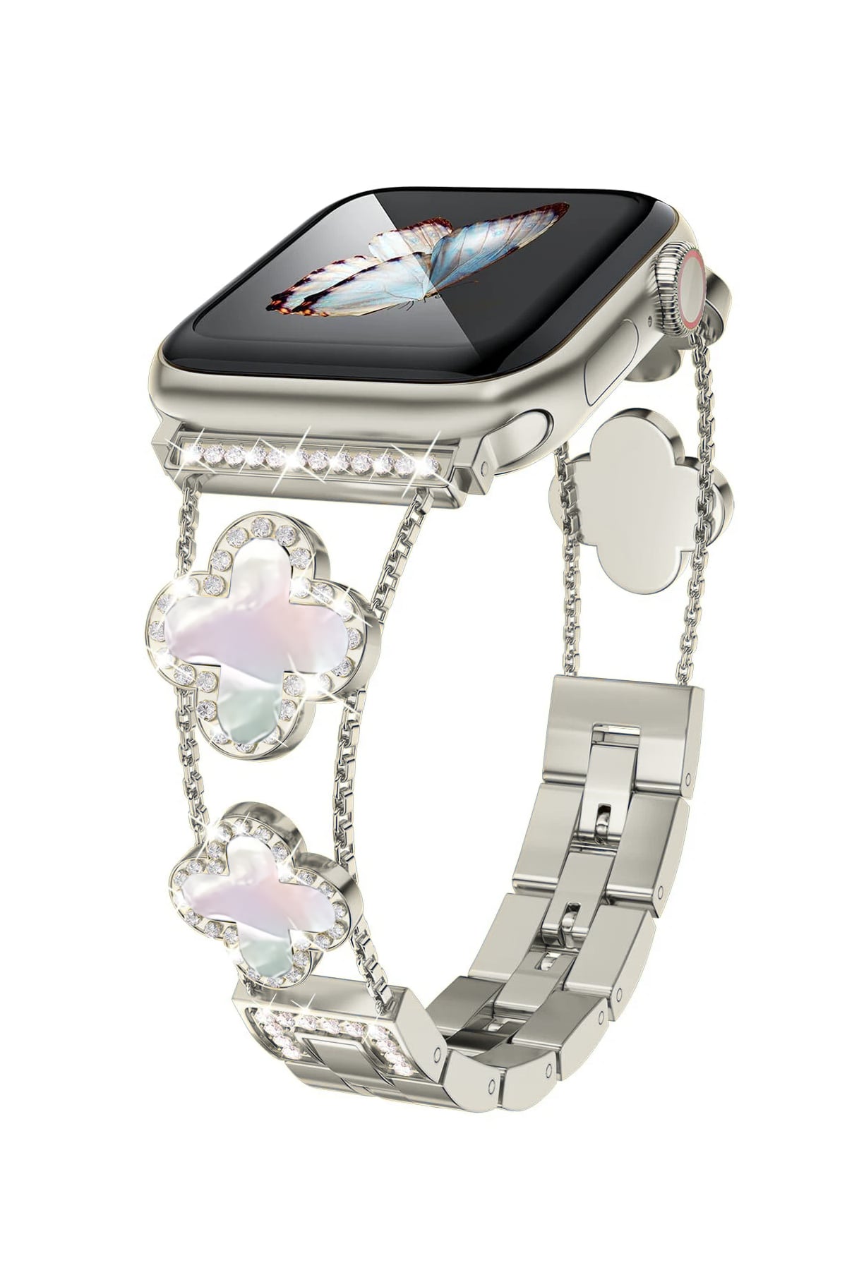 Apple Watch Uyumlu Clovella Metal Kordon Aurina