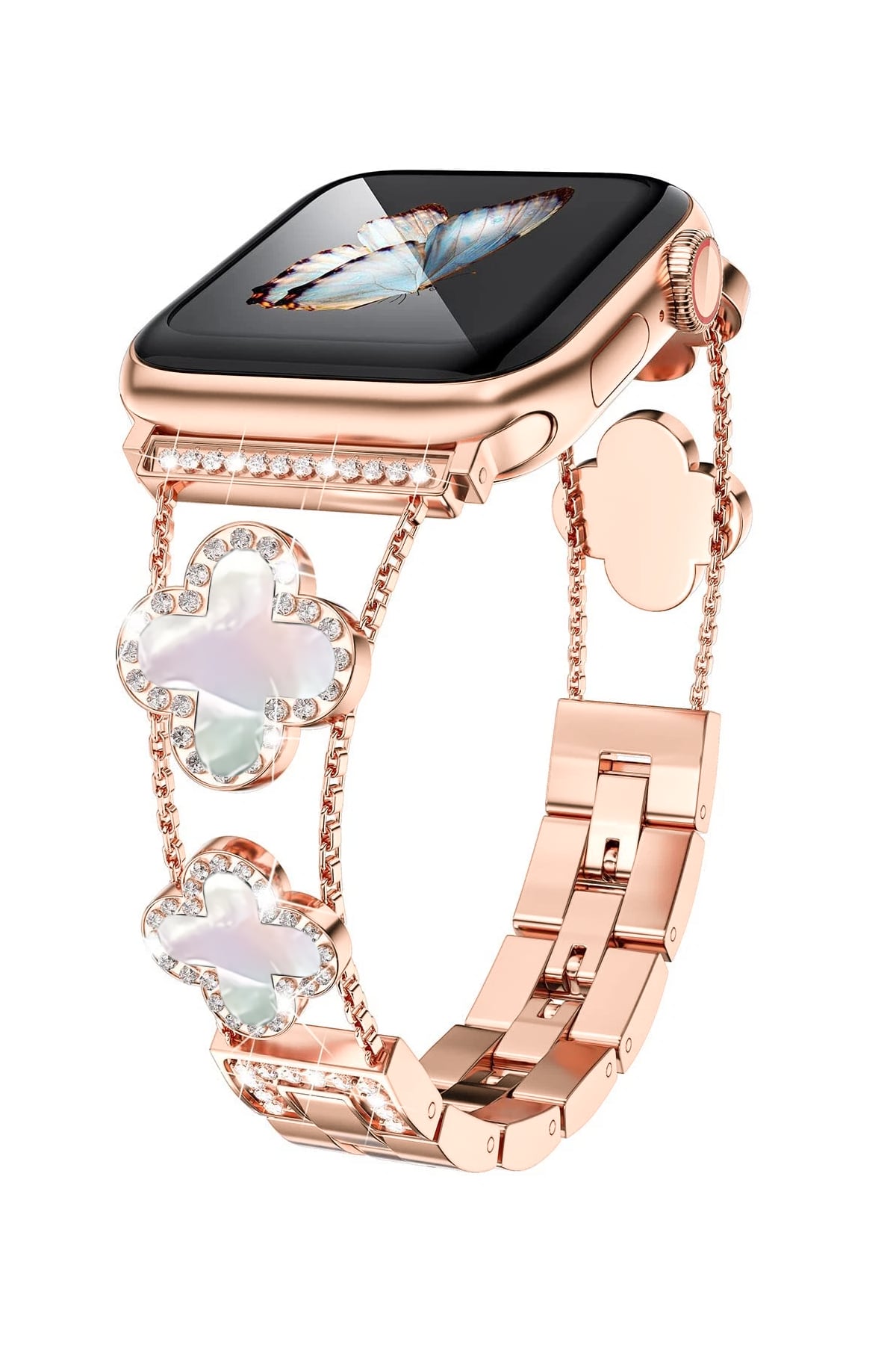 Apple Watch Uyumlu Clovella Metal Kordon Bellrosa
