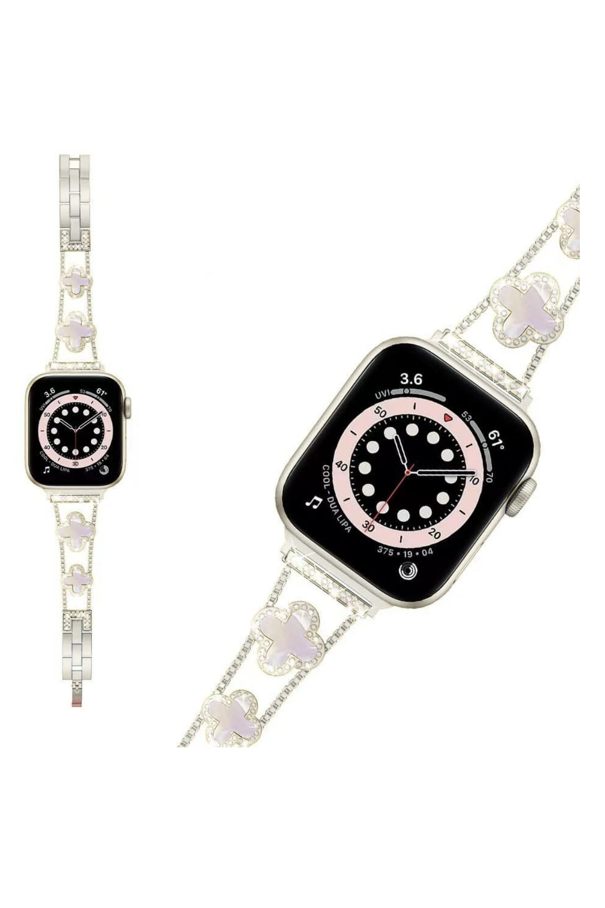 Apple Watch Uyumlu Clovella Metal Kordon Aurina