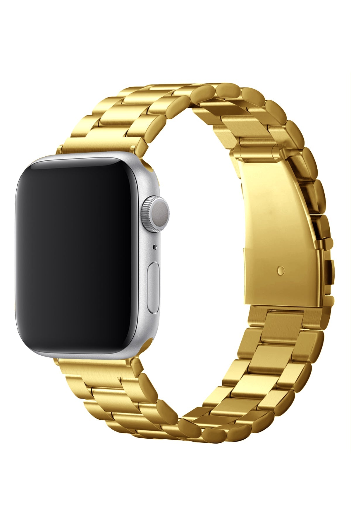 Apple Watch Uyumlu Üç Bakla Çelik Loop Kordon Altın