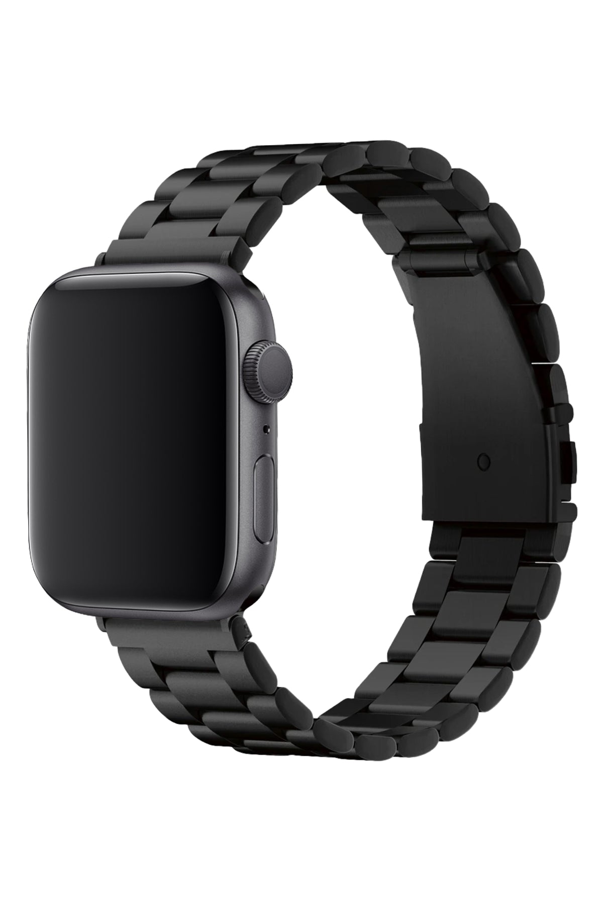 Apple Watch Uyumlu Üç Bakla Çelik Loop Kordon Siyah