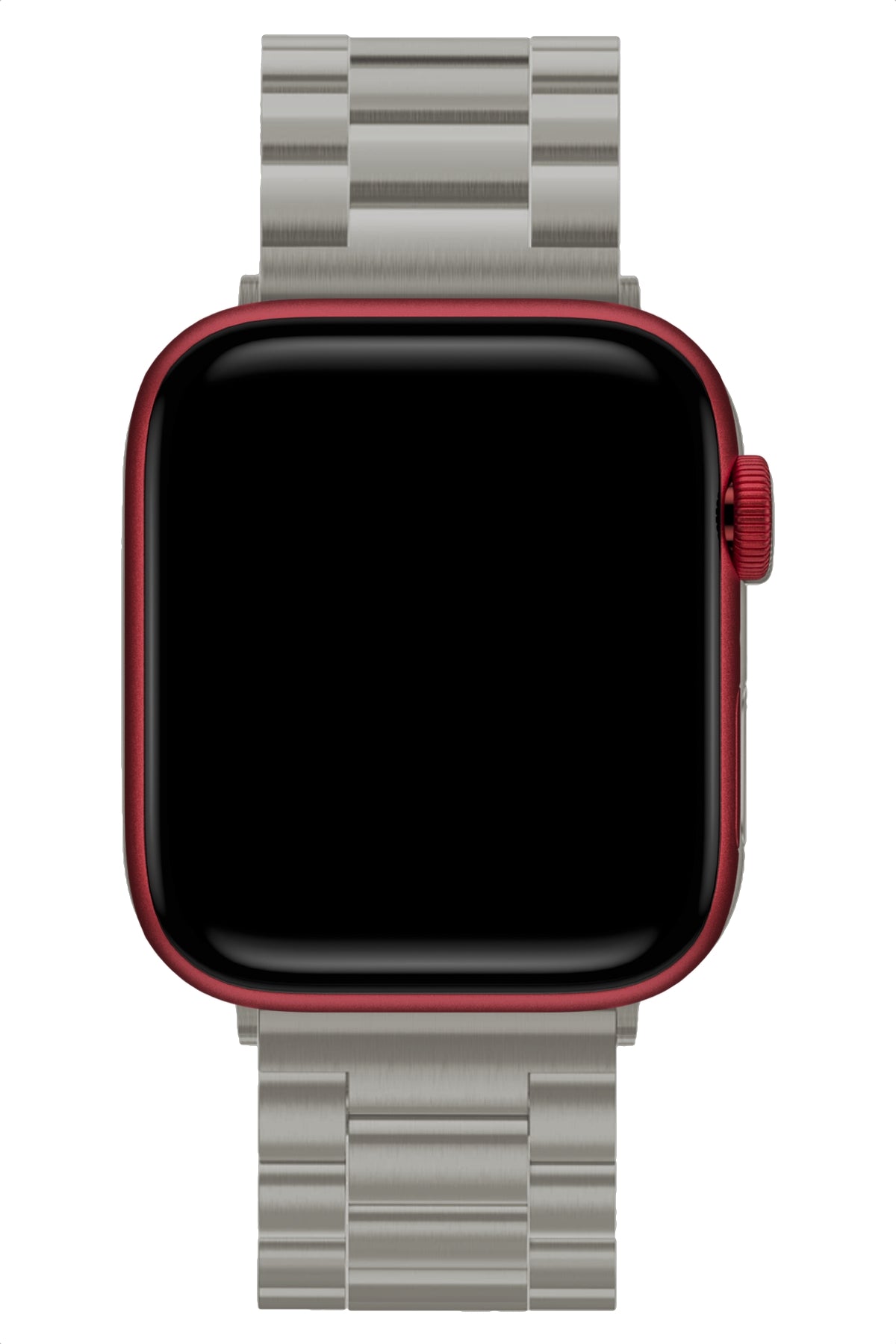 Apple Watch Uyumlu Üç Bakla Çelik Loop Kordon Titanyum