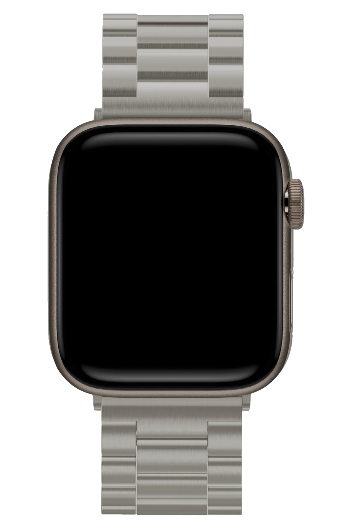 Apple Watch Uyumlu Üç Bakla Çelik Loop Kordon Titanyum
