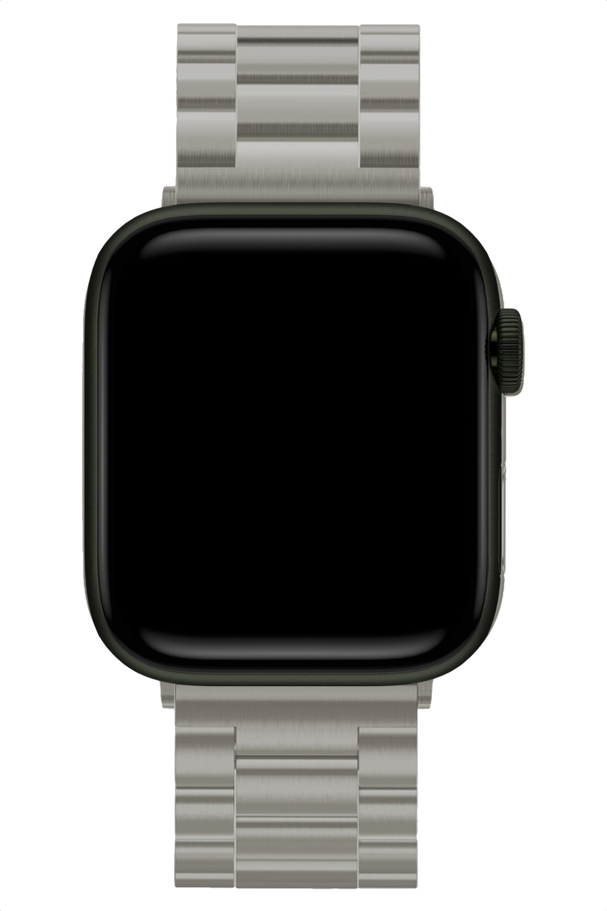 Apple Watch Uyumlu Üç Bakla Çelik Loop Kordon Titanyum