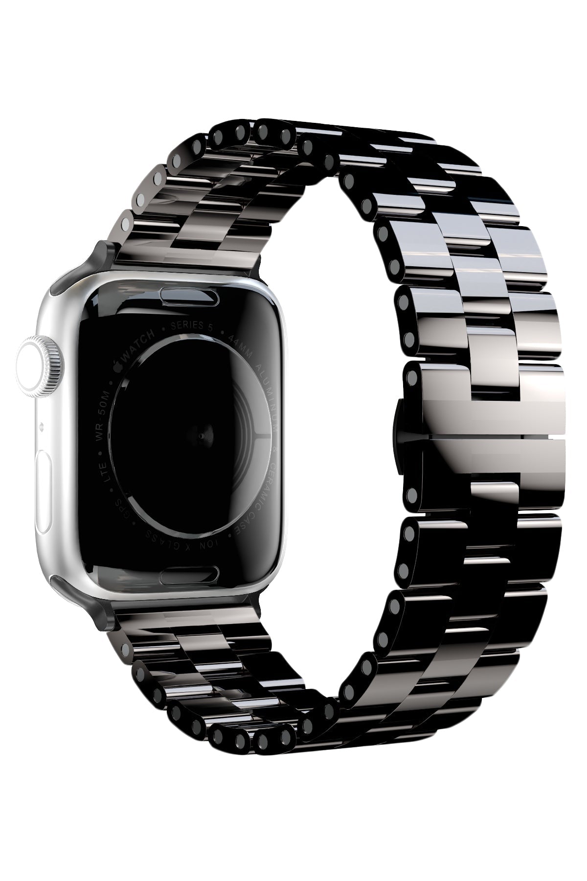 Apple Watch Uyumlu Üç Bakla Seramik Loop Kordon Siyah