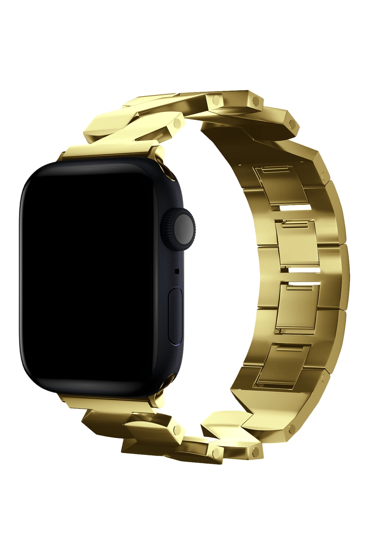 Apple Watch Uyumlu Zigzag Loop Kordon Gold