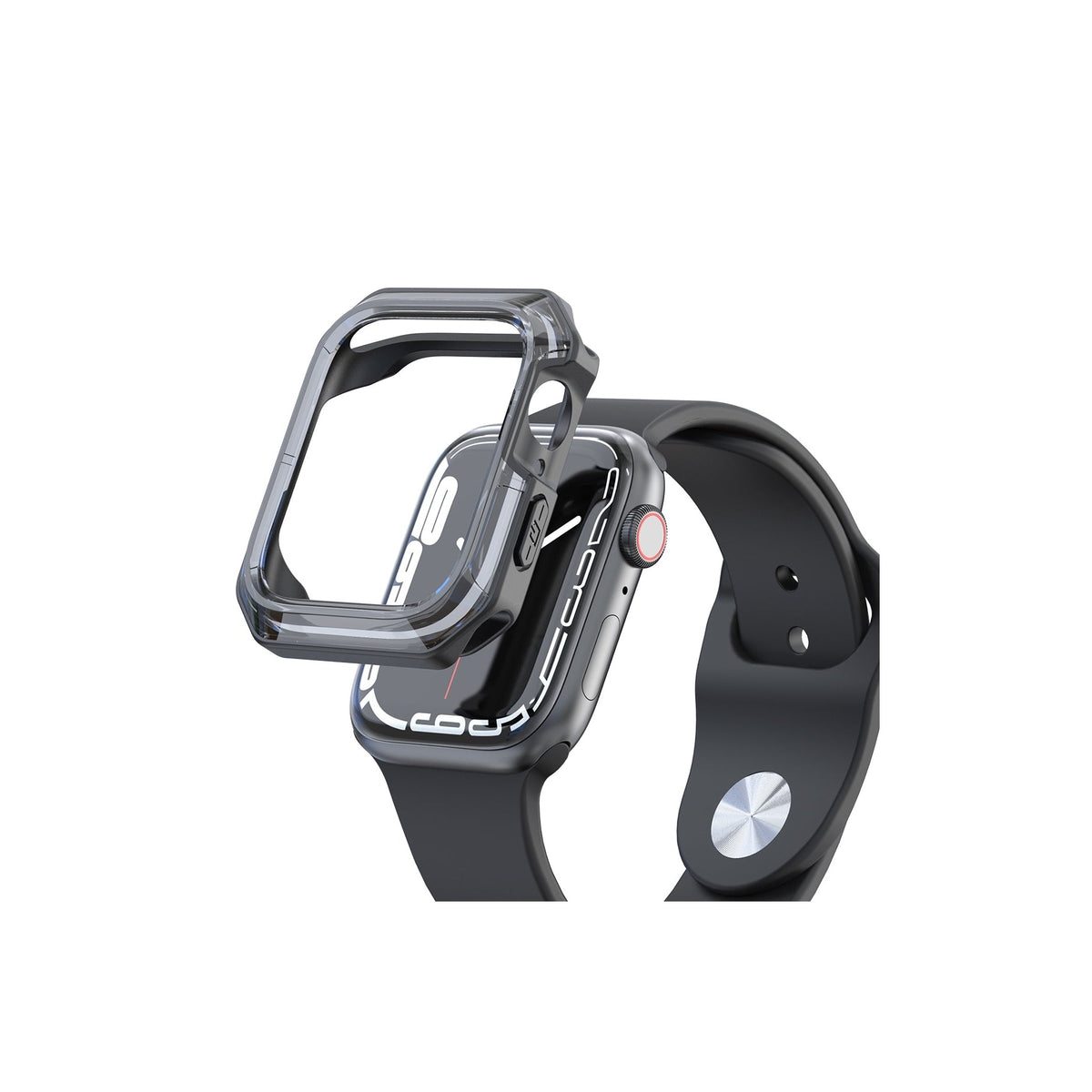 Apple Watch Uyumlu Armor Kasa Koruyucu Dark Black