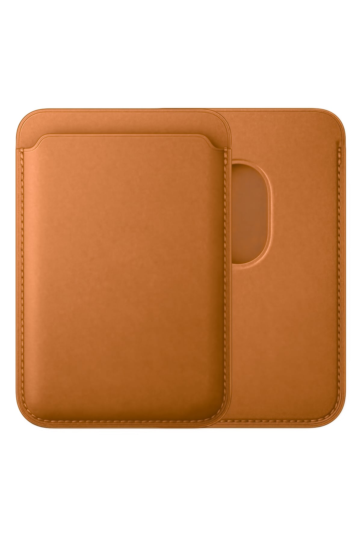 Magsafe Uyumlu Pu Deri Kartlık Copper