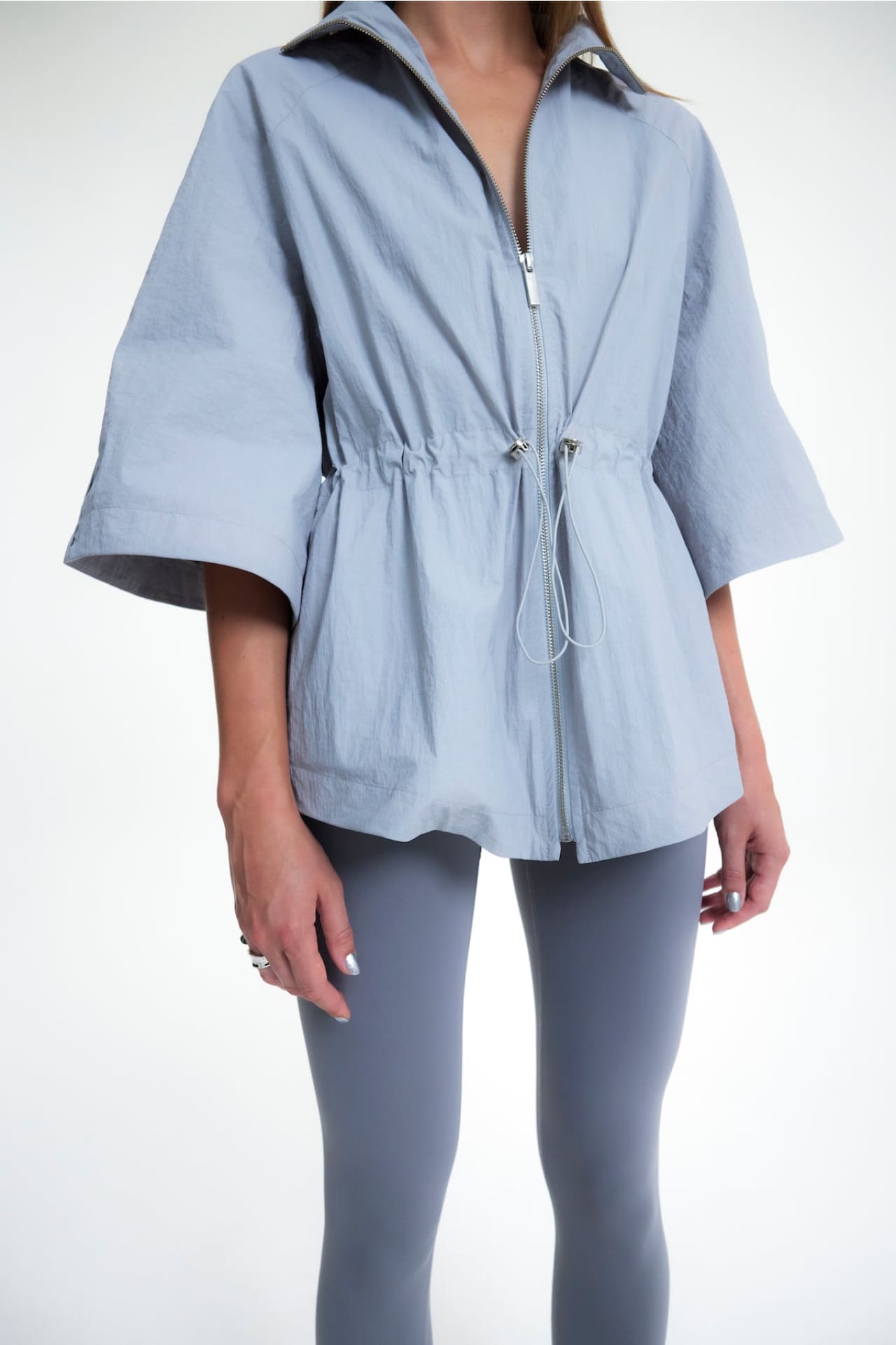 Birdiejay-Anise Rüzgarlik Ceket Buz Gri̇si̇-Ceket-4-Milagron.com