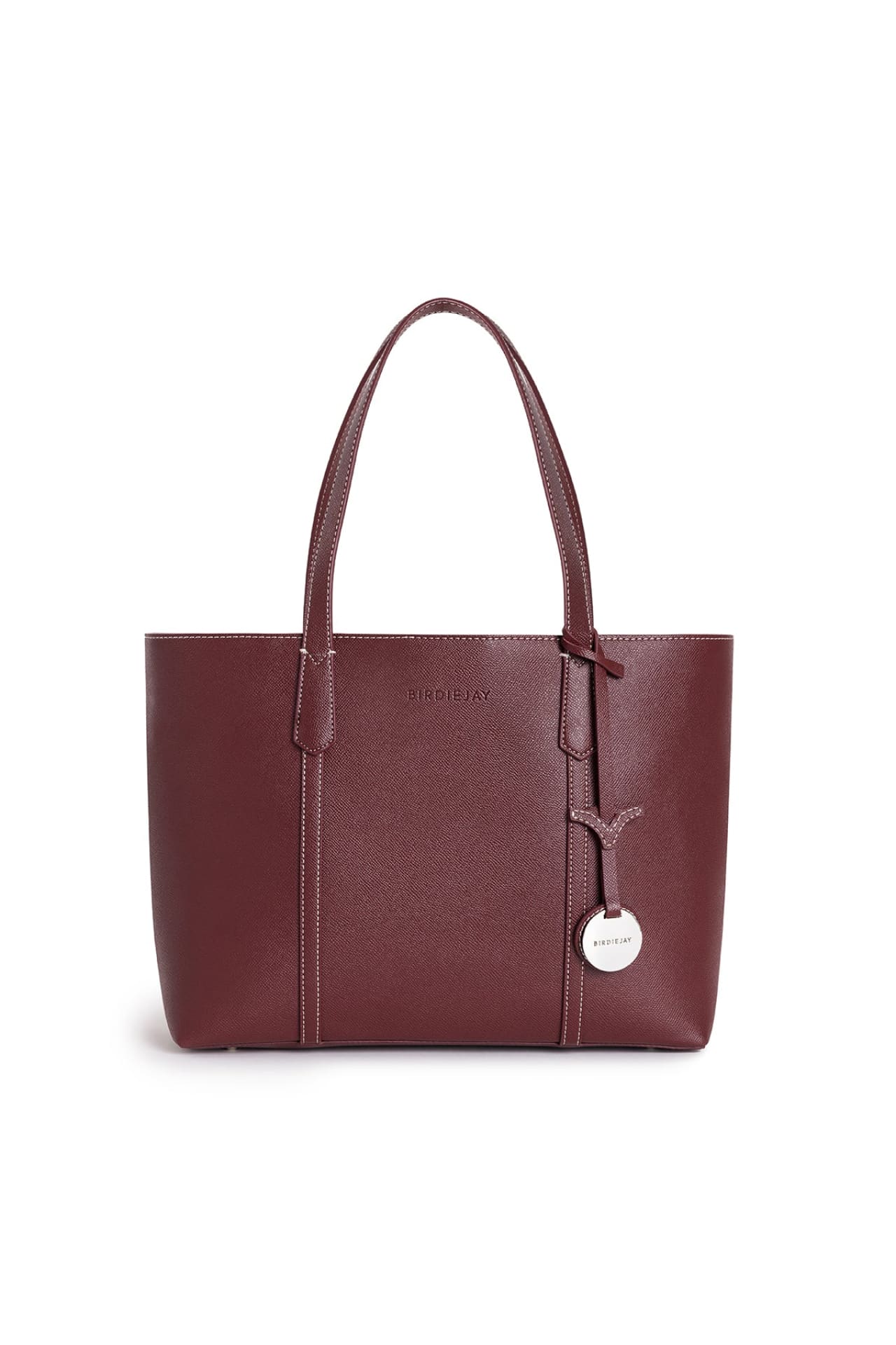 Birdiejay-Birdiebag Bordo Tote Bag-Bez Çanta-1-Milagron.com