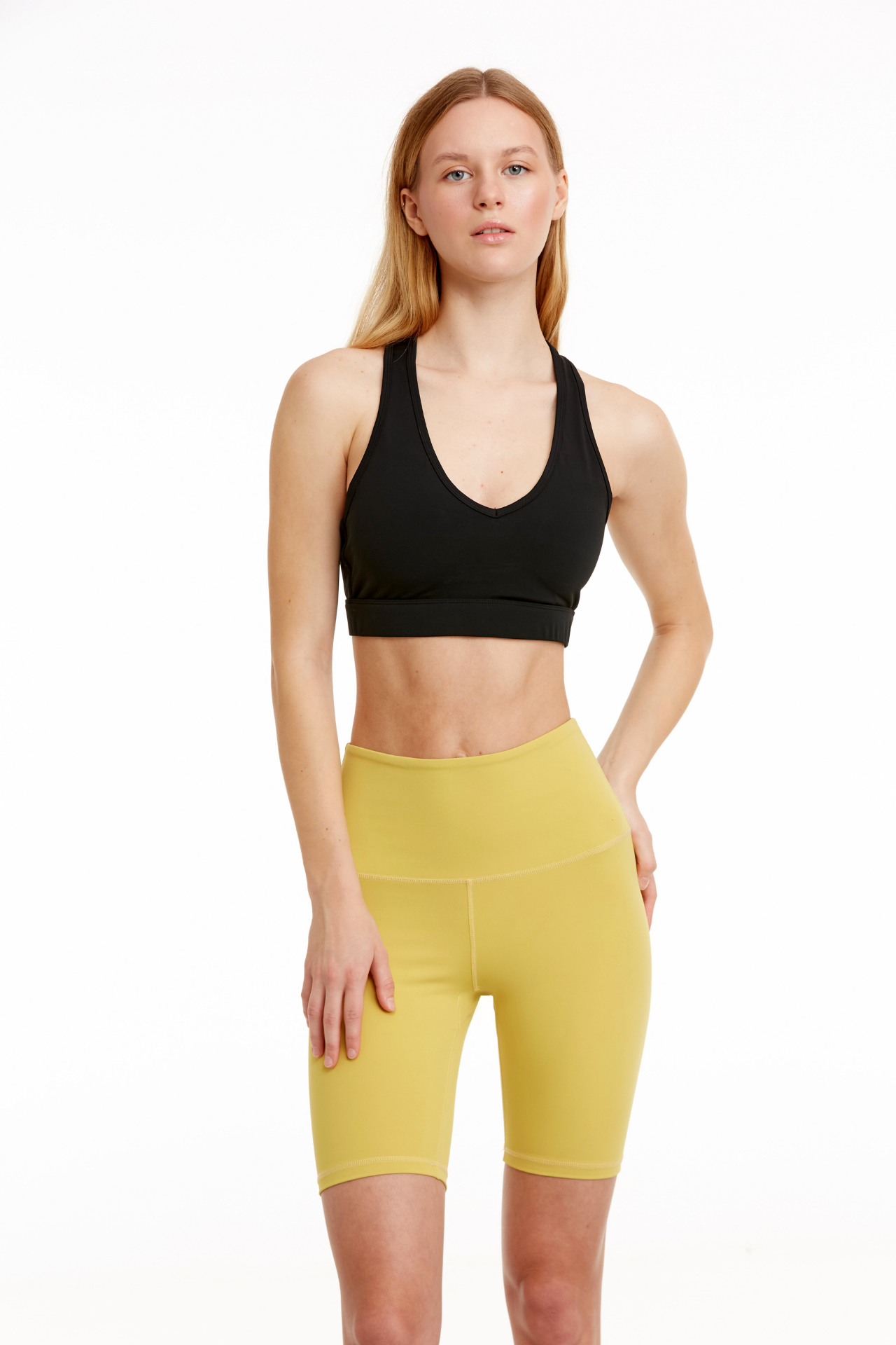 Birdiejay-Birdieflex Oh So Summer Biker Shorts Sari Bi̇si̇kletçi̇ Şortu-Şort-1-Milagron.com