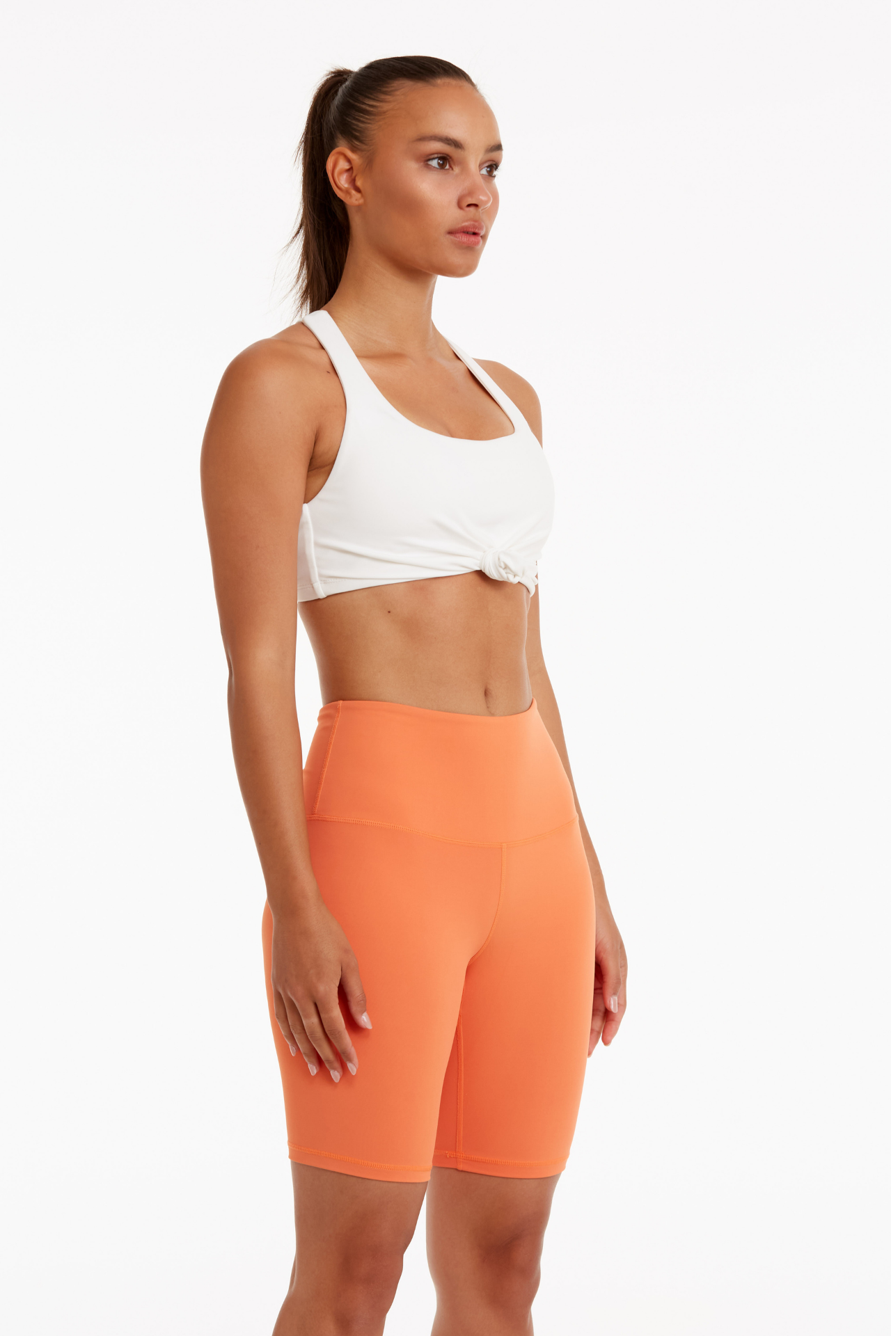 Birdiejay-Birdieflex Oh So Summer Biker Shorts Turuncu Bi̇si̇kletçi̇ Şortu-Şort-1-Milagron.com