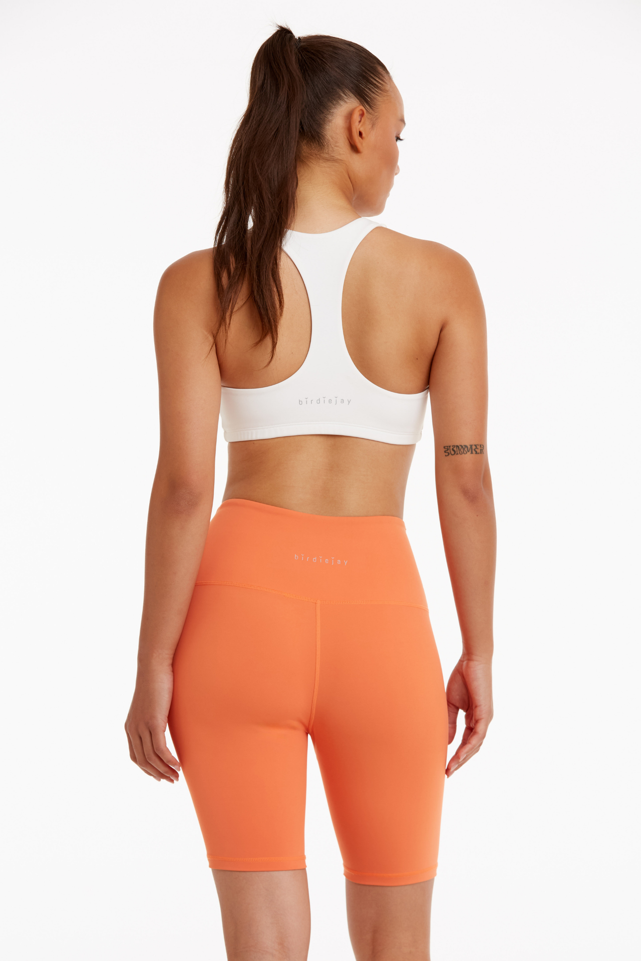 Birdiejay-Birdieflex Oh So Summer Biker Shorts Turuncu Bi̇si̇kletçi̇ Şortu-Şort-2-Milagron.com