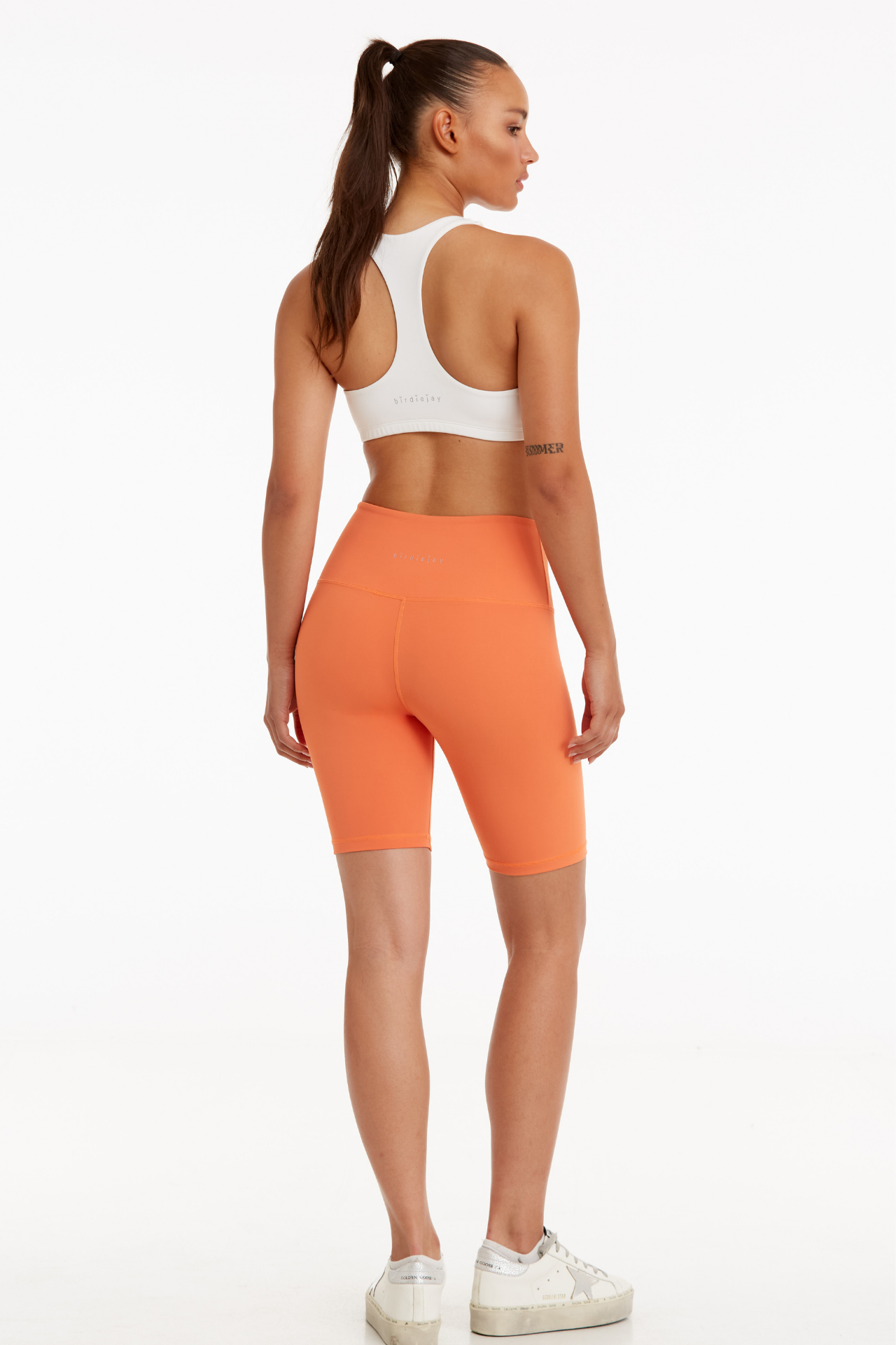 Birdiejay-Birdieflex Oh So Summer Biker Shorts Turuncu Bi̇si̇kletçi̇ Şortu-Şort-5-Milagron.com